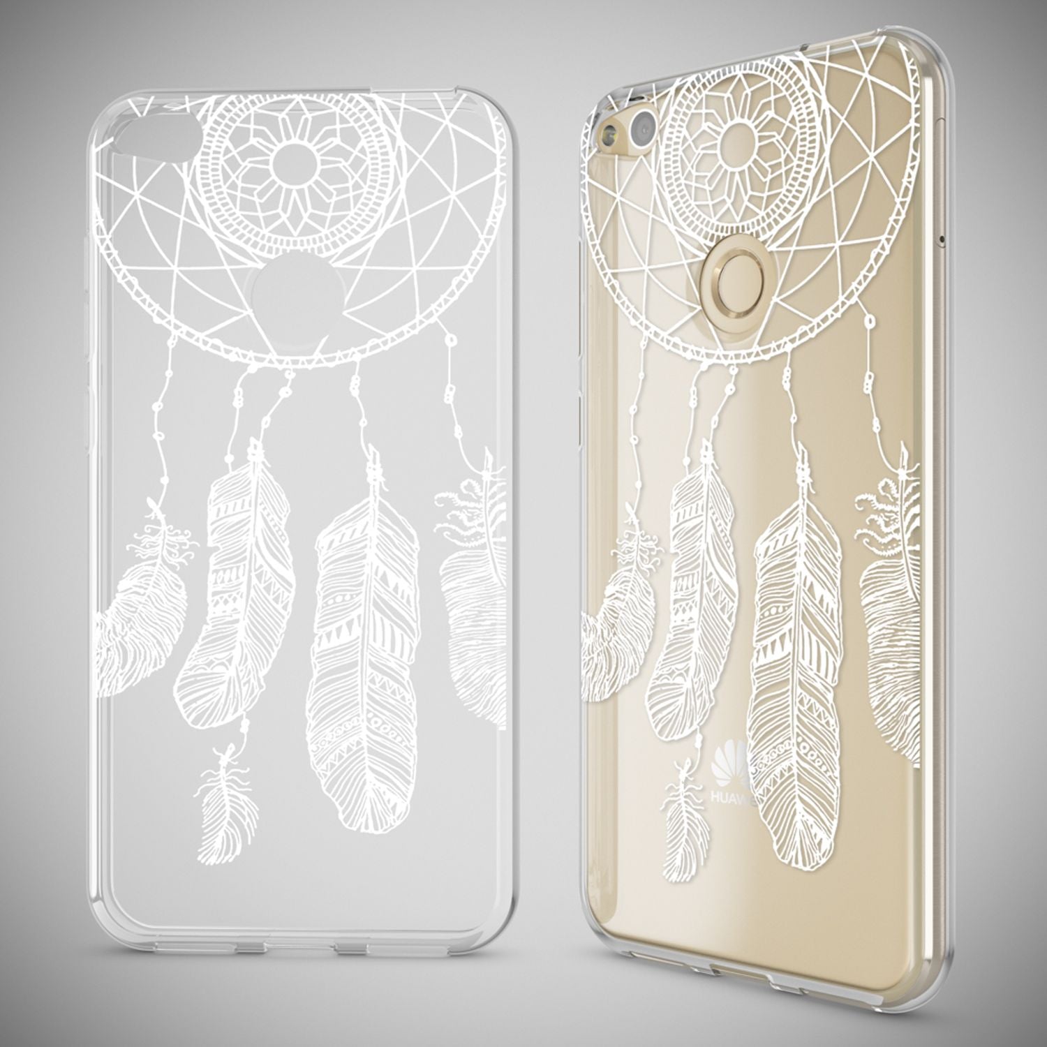 Huawei P8 Lite 2017 Hülle Handyhülle von NALIA, Slim Silikon Motiv Schutz Case Princess Pink NALIA