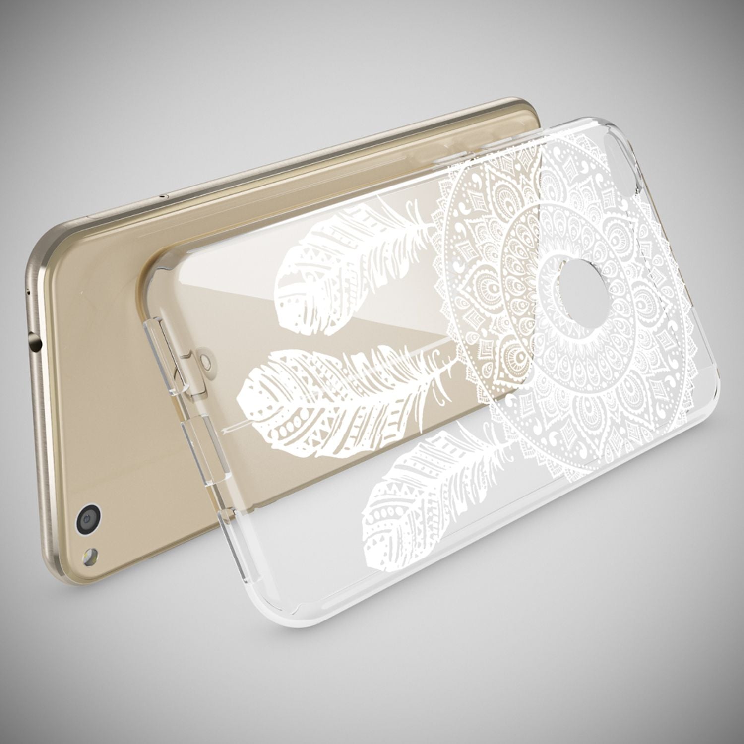 Huawei P8 Lite 2017 Hülle Handyhülle von NALIA, Slim Silikon Motiv Schutz Case Princess Pink NALIA