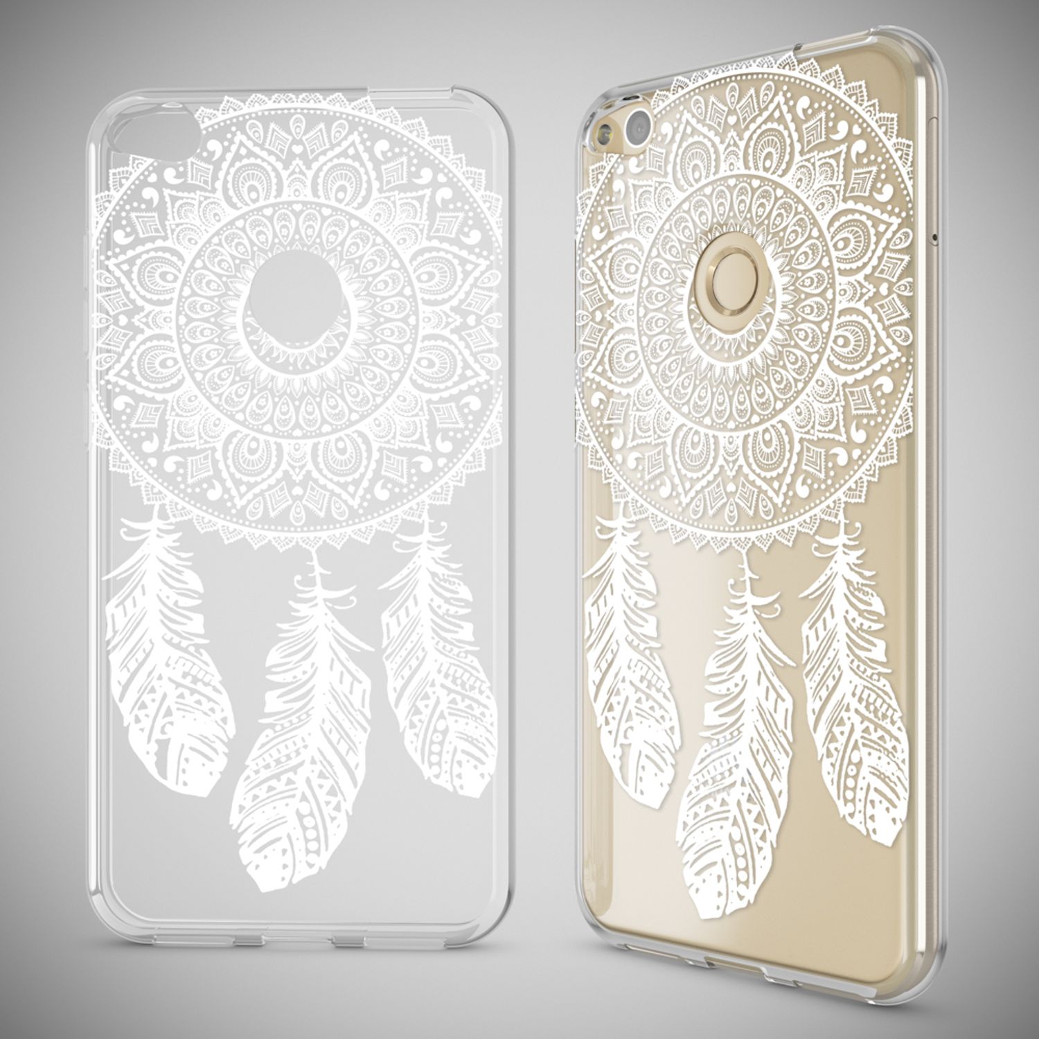 Huawei P8 Lite 2017 Hülle Handyhülle von NALIA, Slim Silikon Motiv Schutz Case Princess Pink NALIA