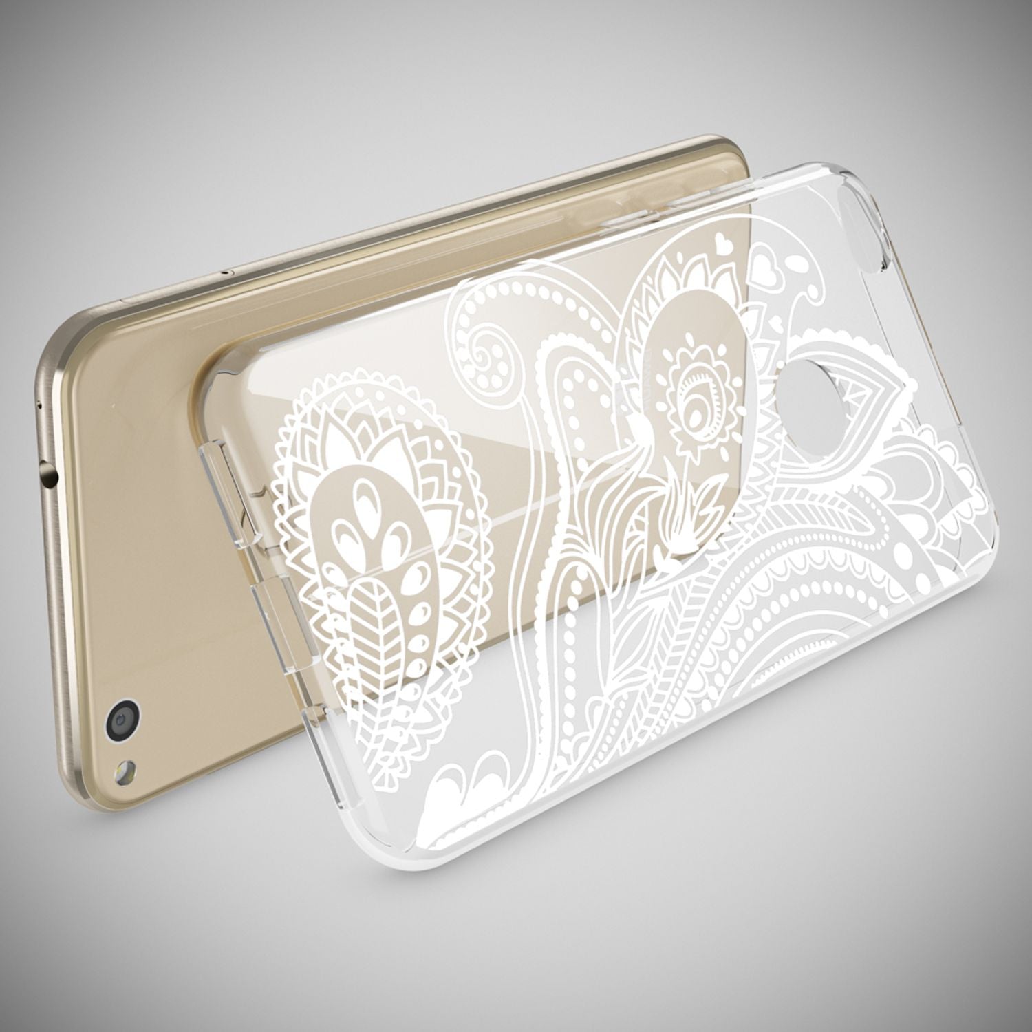 Huawei P8 Lite 2017 Hülle Handyhülle von NALIA, Slim Silikon Motiv Schutz Case Always Happy NALIA