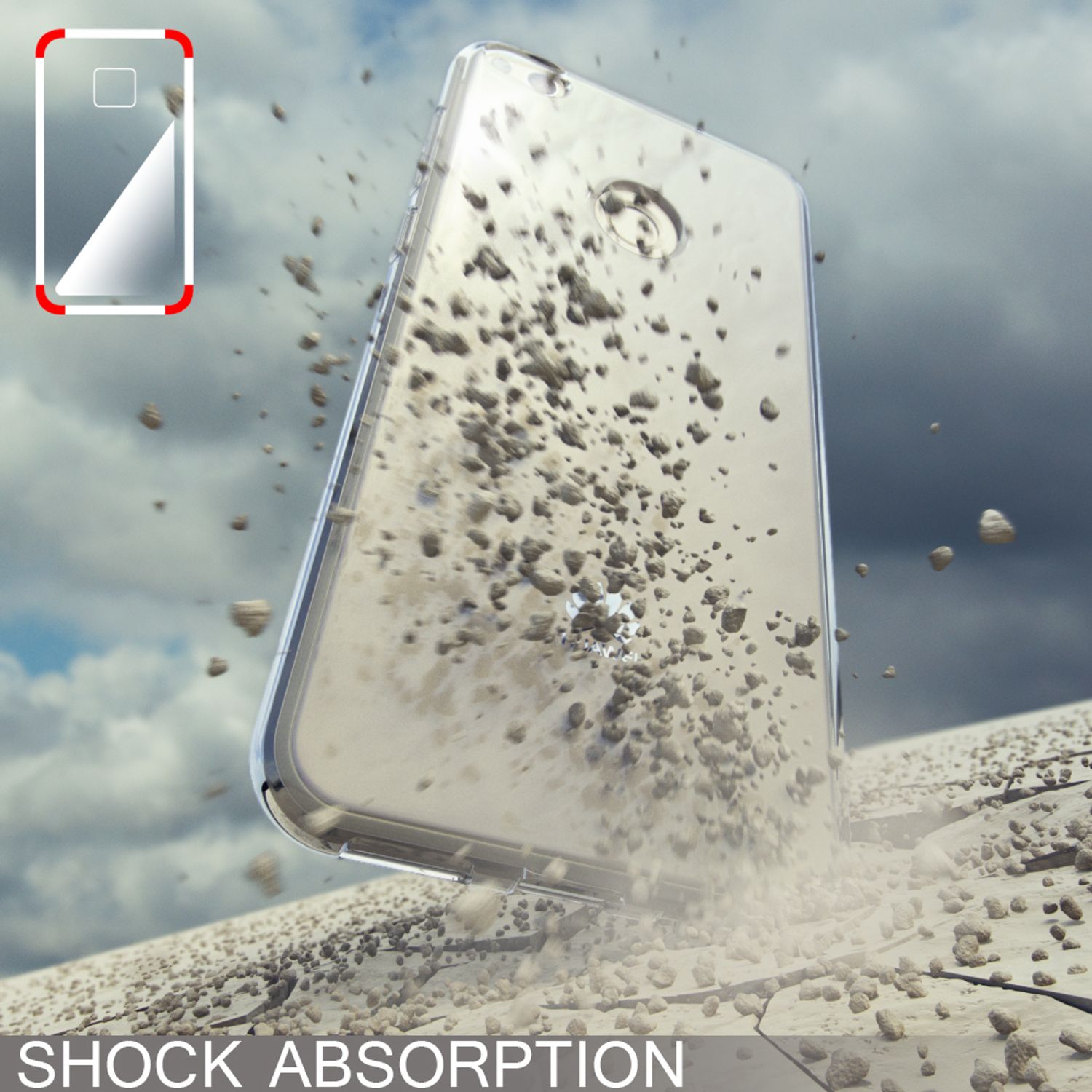 Huawei P8 Lite 2017 Handy Hülle von NALIA, Case Cover Tasche Schutzhülle Bumper Default Title NALIA Transparente Hülle