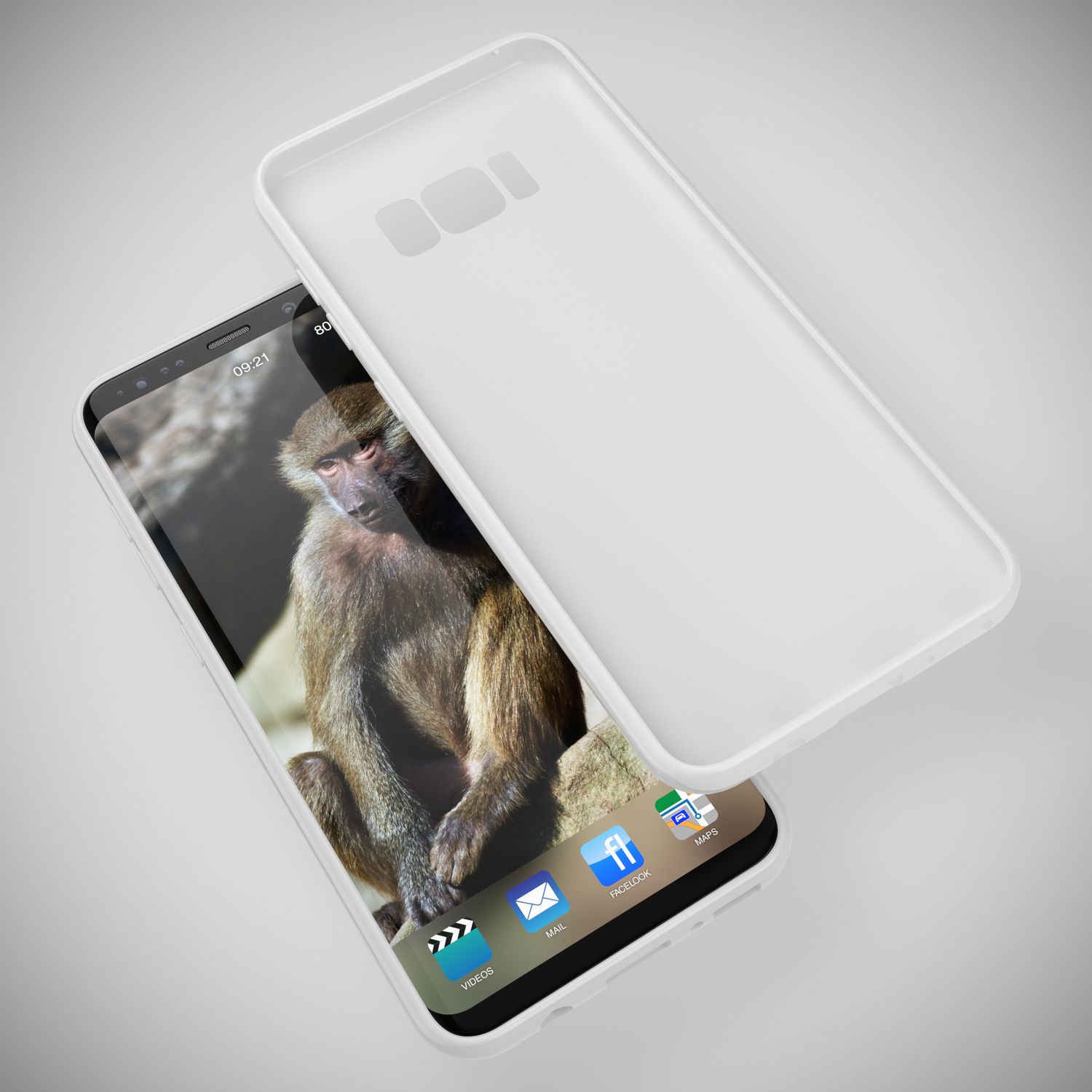 Samsung Galaxy S8 Plus Handy Hülle von NALIA, Silikon Case Cover Bumper Schutz NALIA