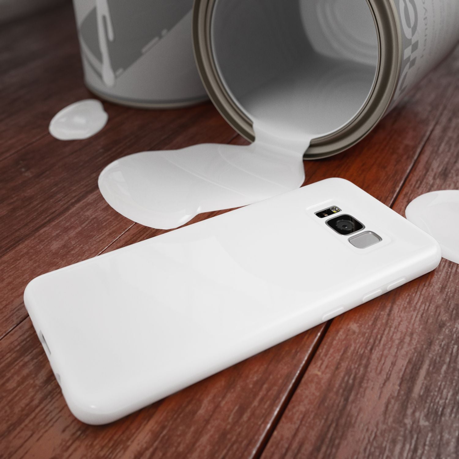 Samsung Galaxy S8 Hülle Handyhülle von NALIA, Slim Silikon Cover TPU Jelly Case Weiß NALIA