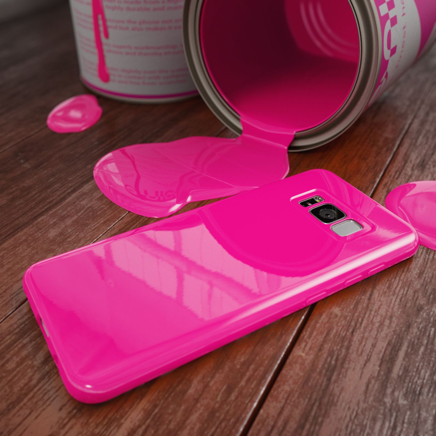 Samsung Galaxy S8 Hülle Handyhülle von NALIA, Slim Silikon Cover TPU Jelly Case Rot NALIA