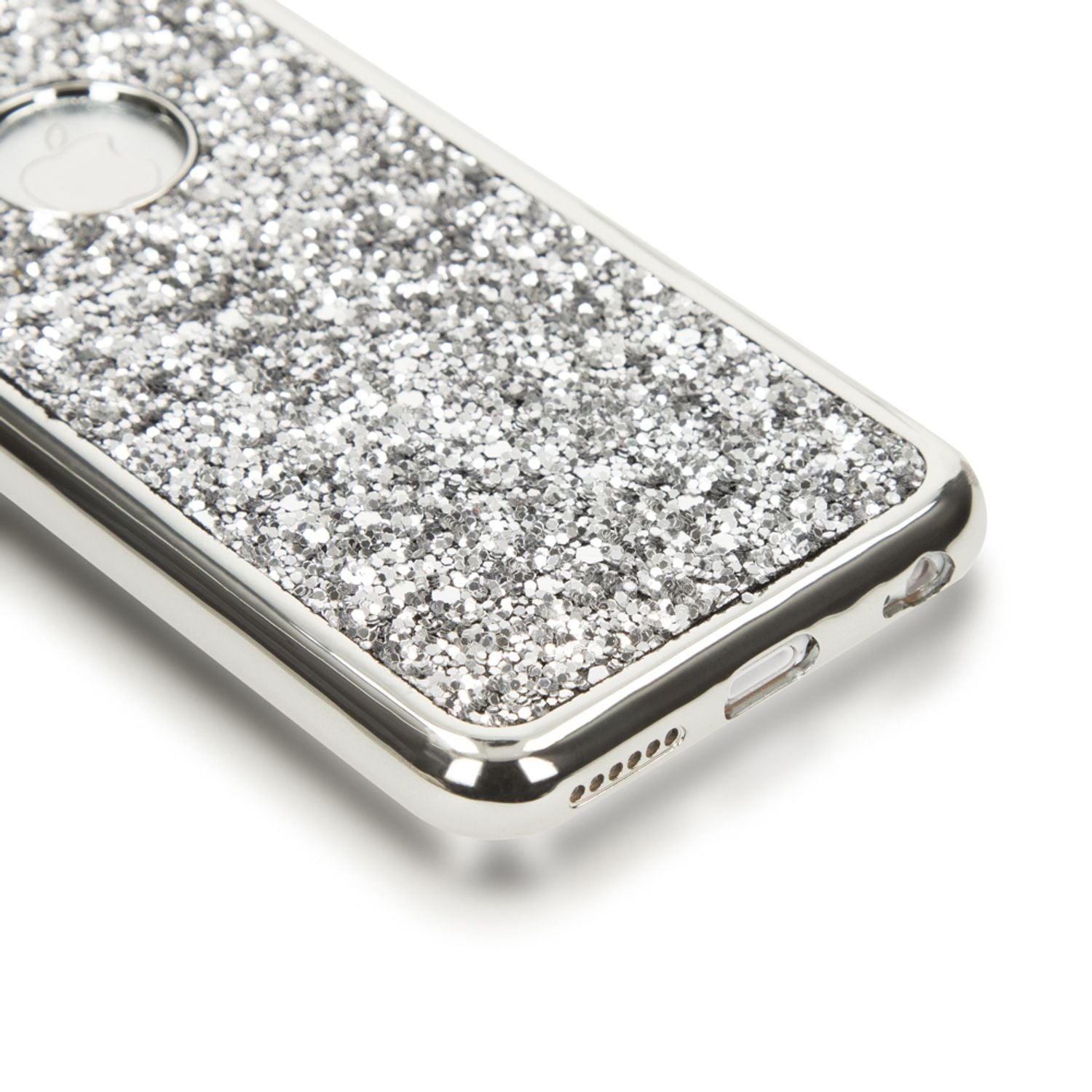 Apple iPhone 6 6S Handy Hülle von NALIA, Glitzer Back Cover Case mit Maus Ohren Pink NALIA