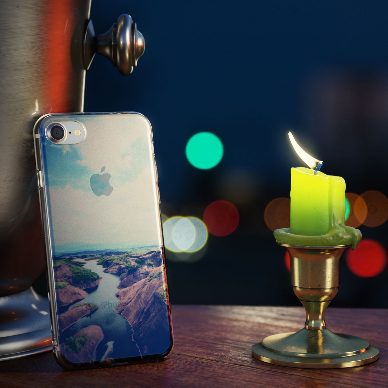 NALIA Handy Hülle für iPhone SE 2020 / 8 / 7, Motiv Case Cover Schutz Tasche TPU NALIA