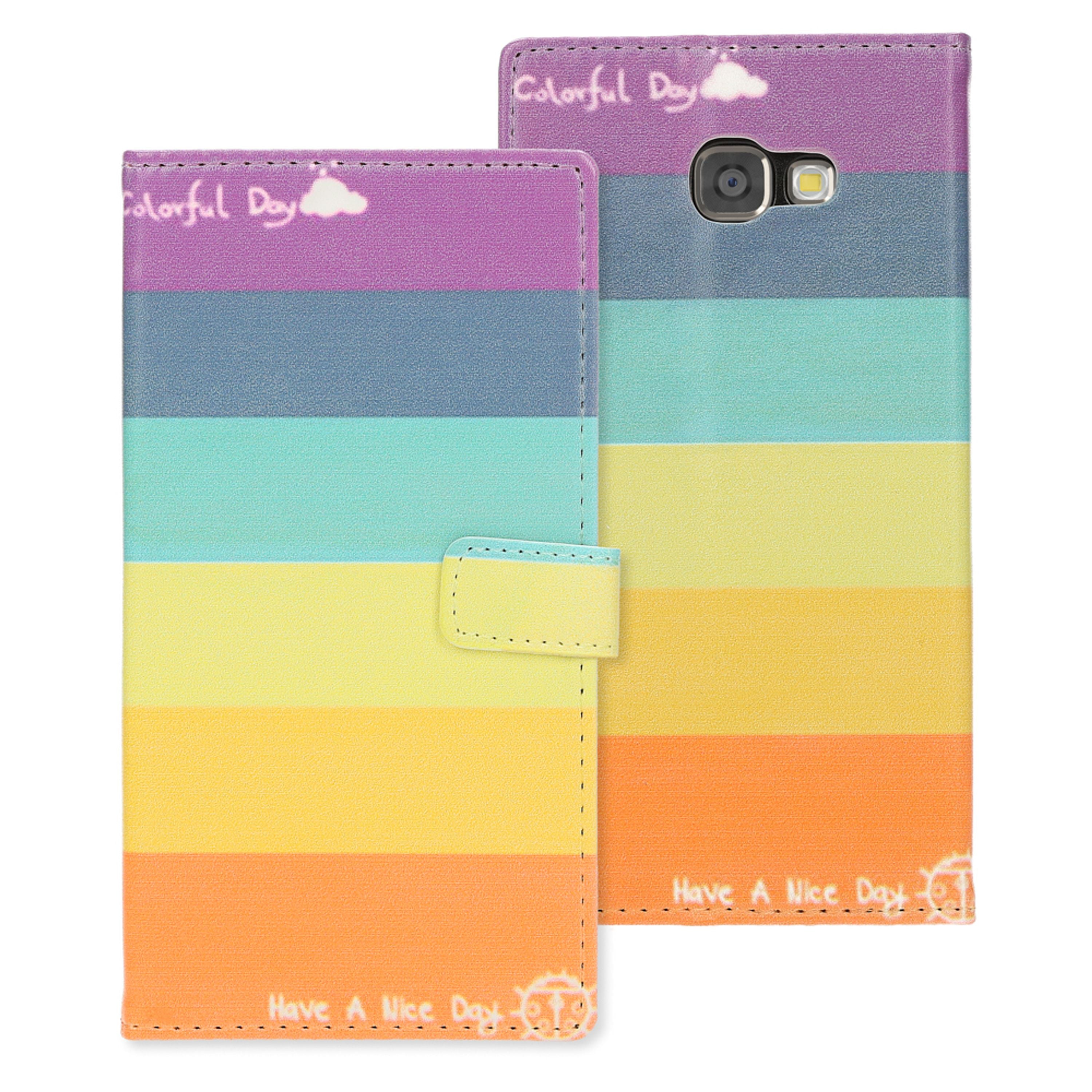 Samsung Galaxy A5 2017 Flipcase von NALIA, Kunstleder Book Case Etui Flipcase NALIA