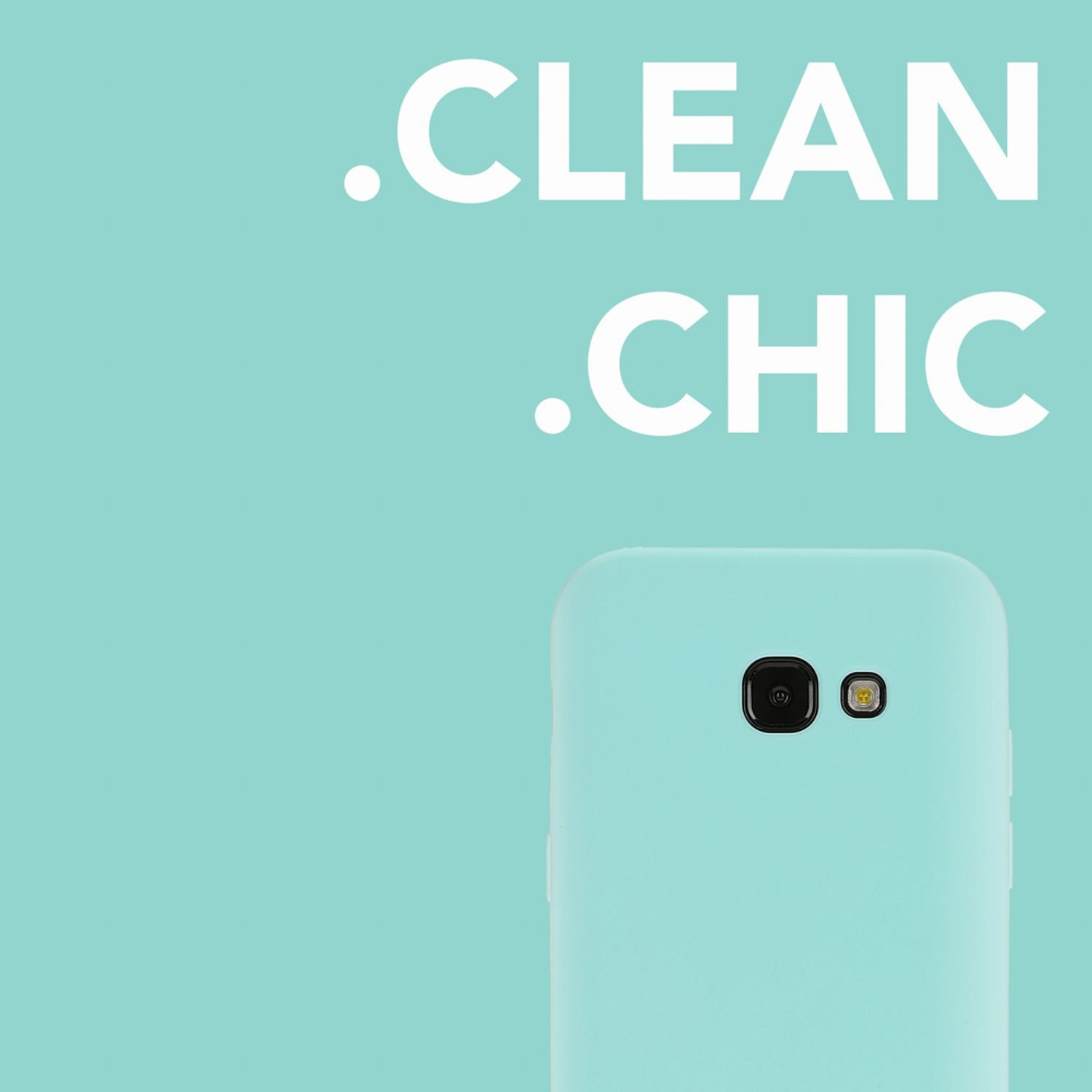 Samsung Galaxy A5 2017 Handy Hülle von NALIA, Silikon Case Cover Schutz Tasche Schwarz NALIA