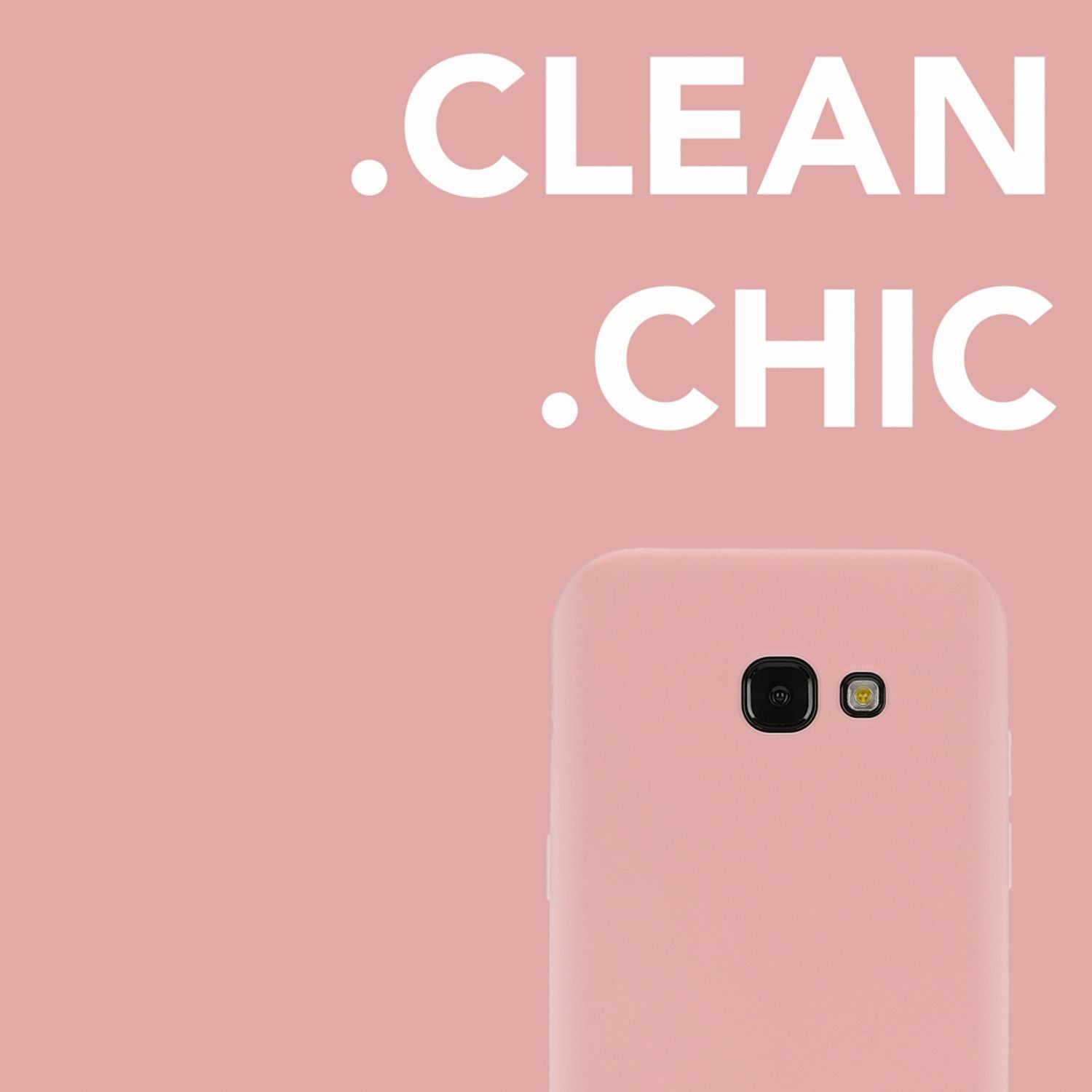 Samsung Galaxy A5 2017 Handy Hülle von NALIA, Silikon Case Cover Schutz Tasche Schwarz NALIA