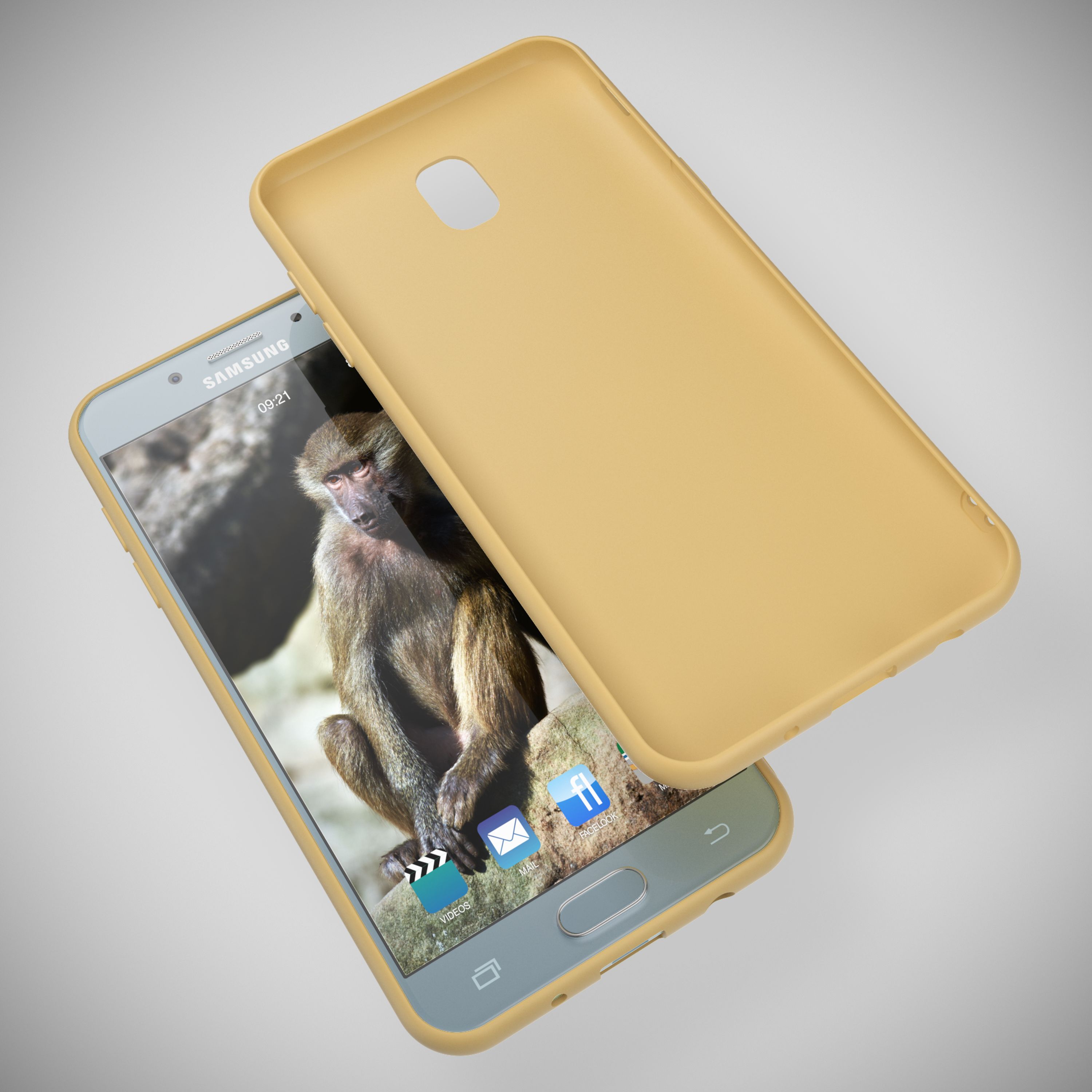 NALIA Handy Hülle für Samsung Galaxy J5 2017 (EU-Modell), TPU Silikon Case Cover NALIA