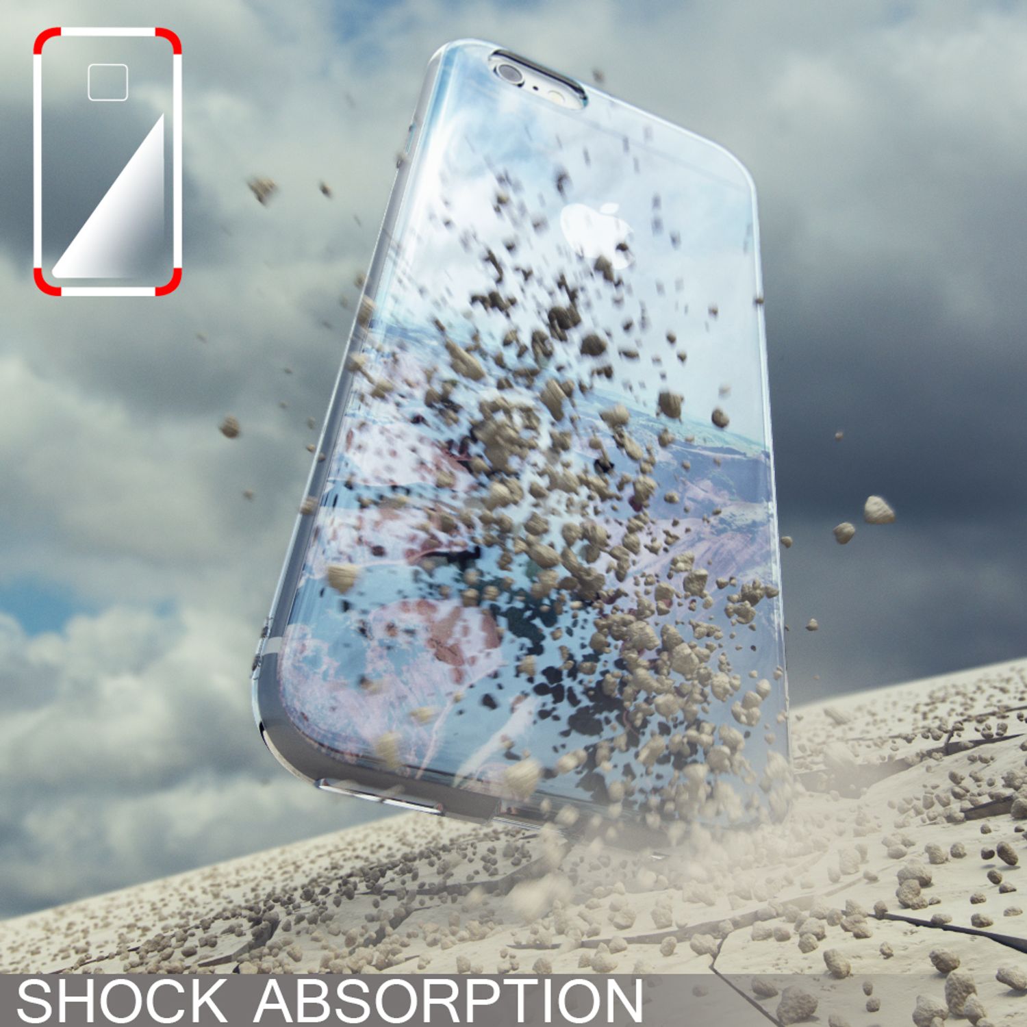 Apple iPhone 6 6S Handy Hülle 3D von NALIA Glitzer Silikon Case Cover Schutzhülle Pastel Geometry NALIA