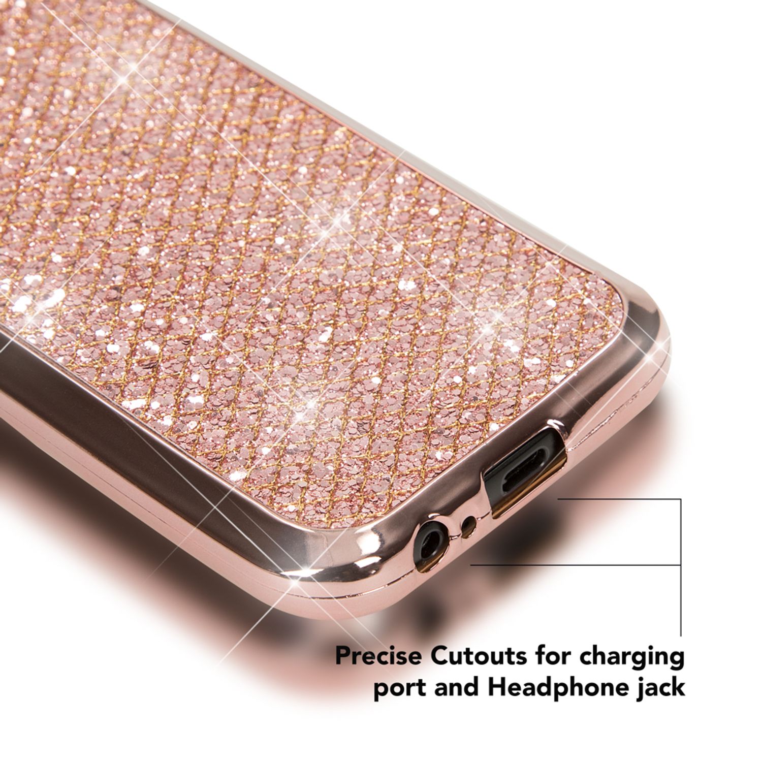 Samsung Galaxy A5 2017 Hülle Handyhülle von NALIA, Glitzer Glitter Schutzhülle Silber NALIA