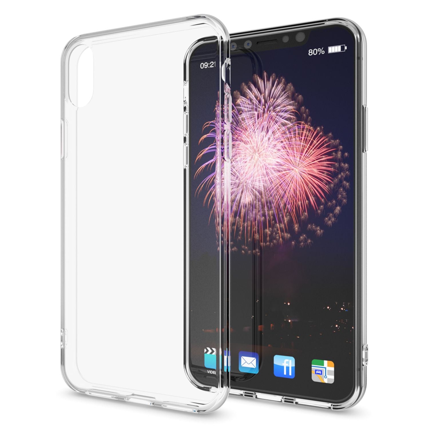 NALIA Handyhülle für Apple iPhone XS Max Hülle, Dünne Silikon Schutzhülle Case Default Title NALIA Transparente Hülle