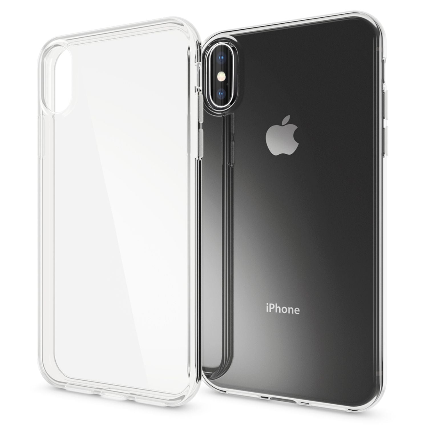 NALIA Handyhülle für Apple iPhone XS Max Hülle, Dünne Silikon Schutzhülle Case