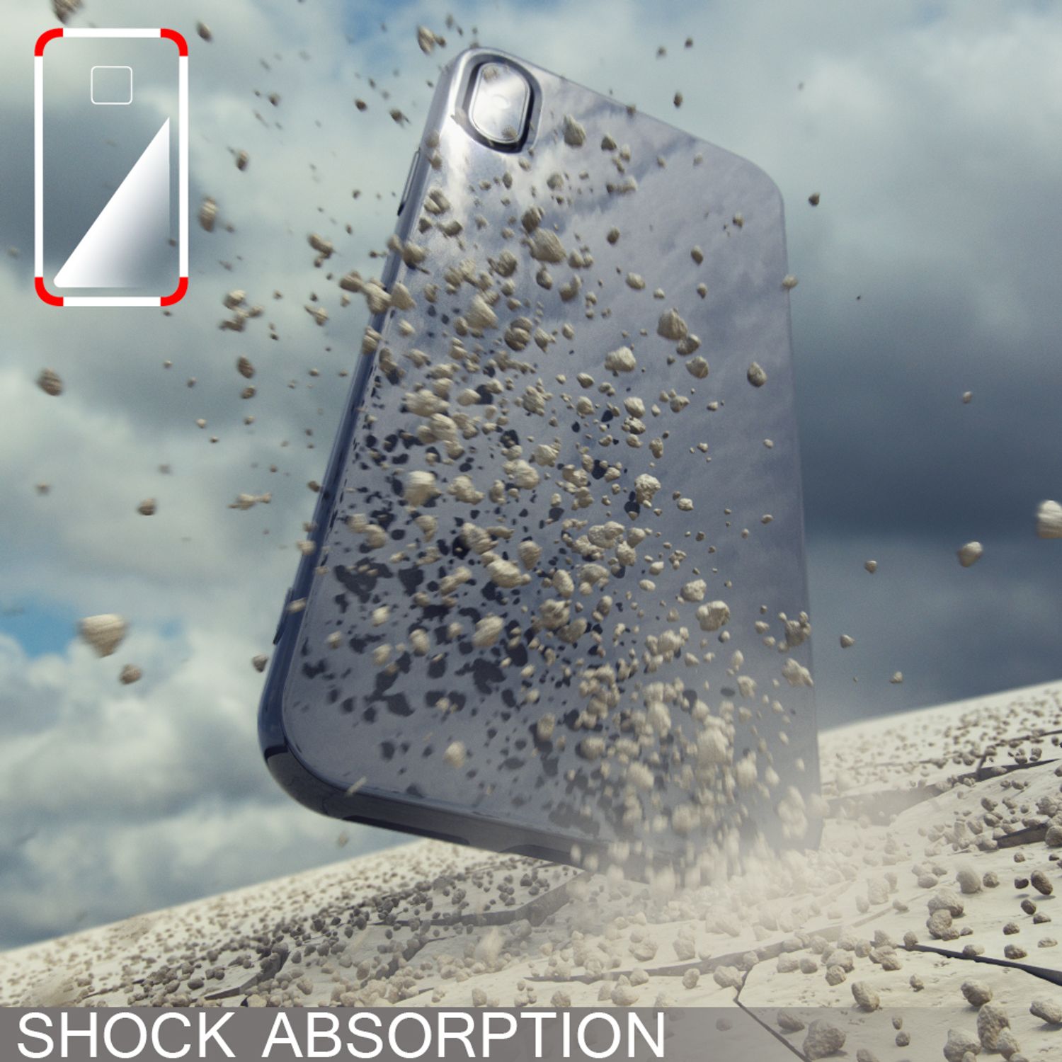 NALIA Hülle für Apple iPhone X XS, Slim Handy Schutz Case Silikon Cover Bumper Transparent NALIA