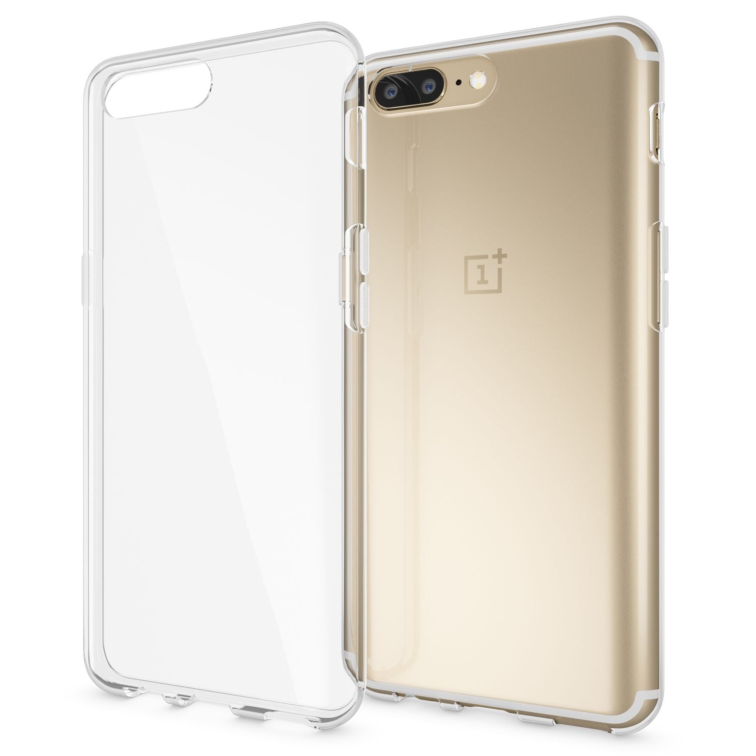 OnePlus 5 Hülle Handyhülle von NALIA, Soft Slim Silikon Case Cover Schutzhülle Default Title NALIA Transparente Hülle
