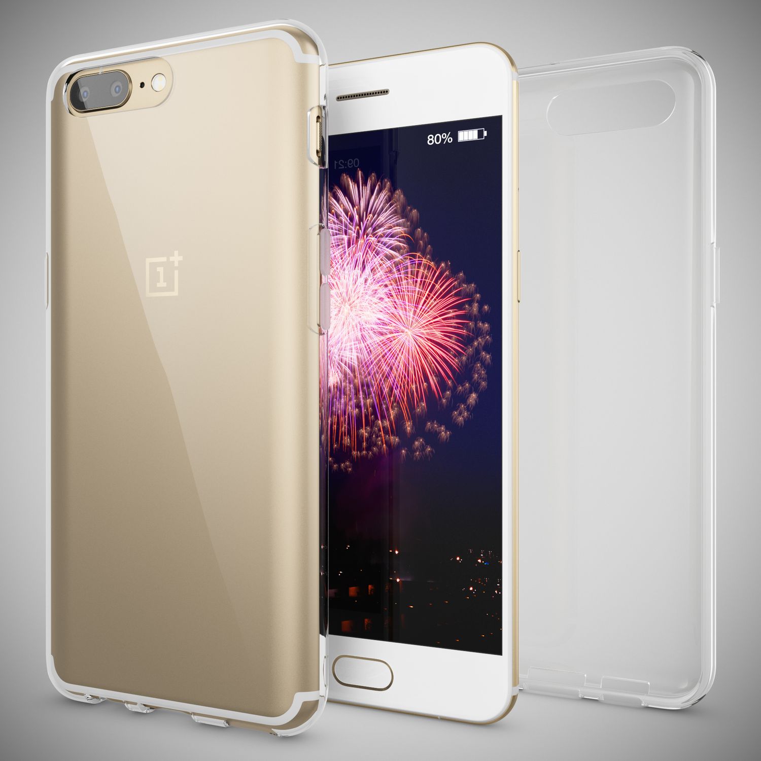 OnePlus 5 Hülle Handyhülle von NALIA, Soft Slim Silikon Case Cover Schutzhülle Default Title NALIA Transparente Hülle