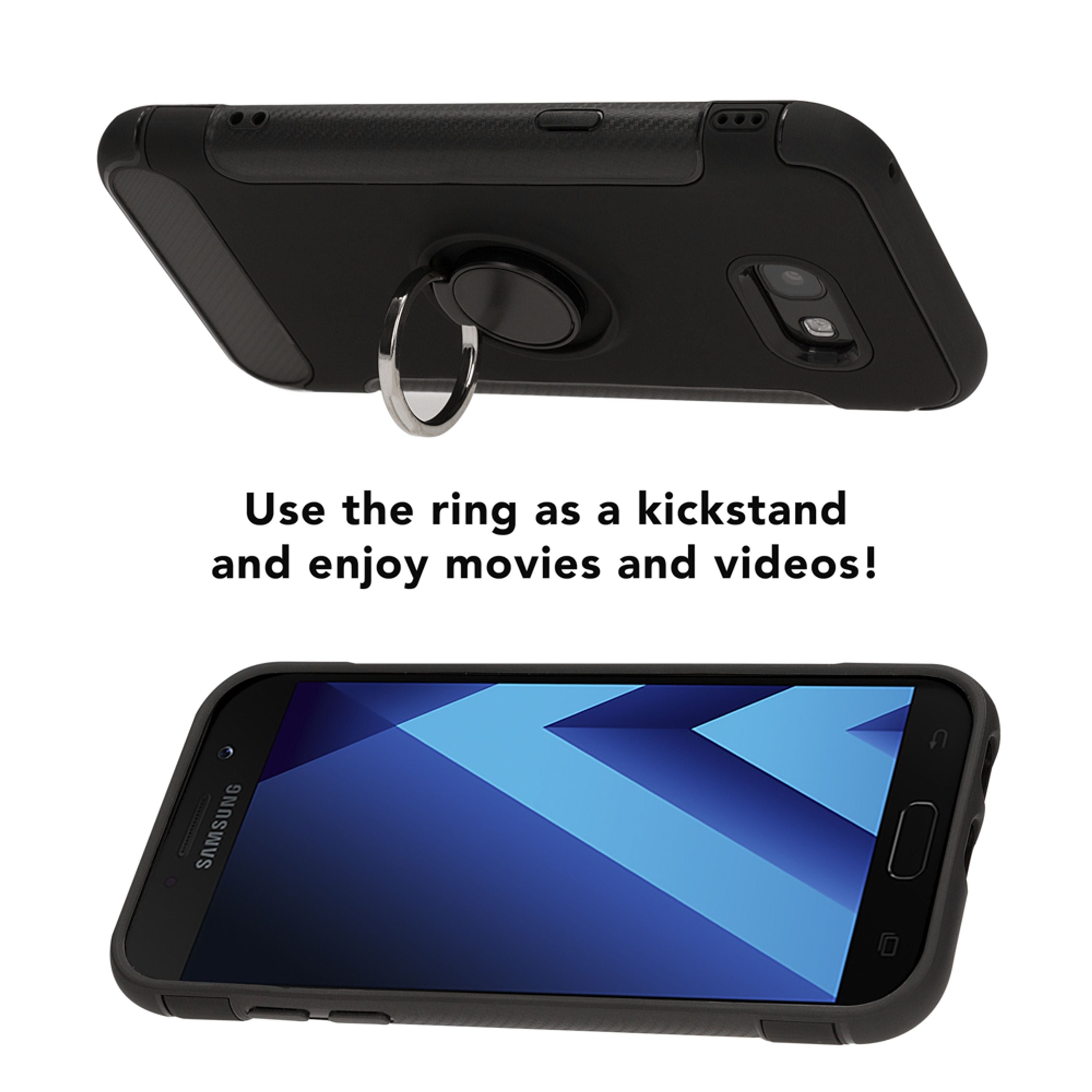 Samsung Galaxy A5 2017 Ring Handy Hülle von NALIA, Case Cover für KFZ Halterung NALIA