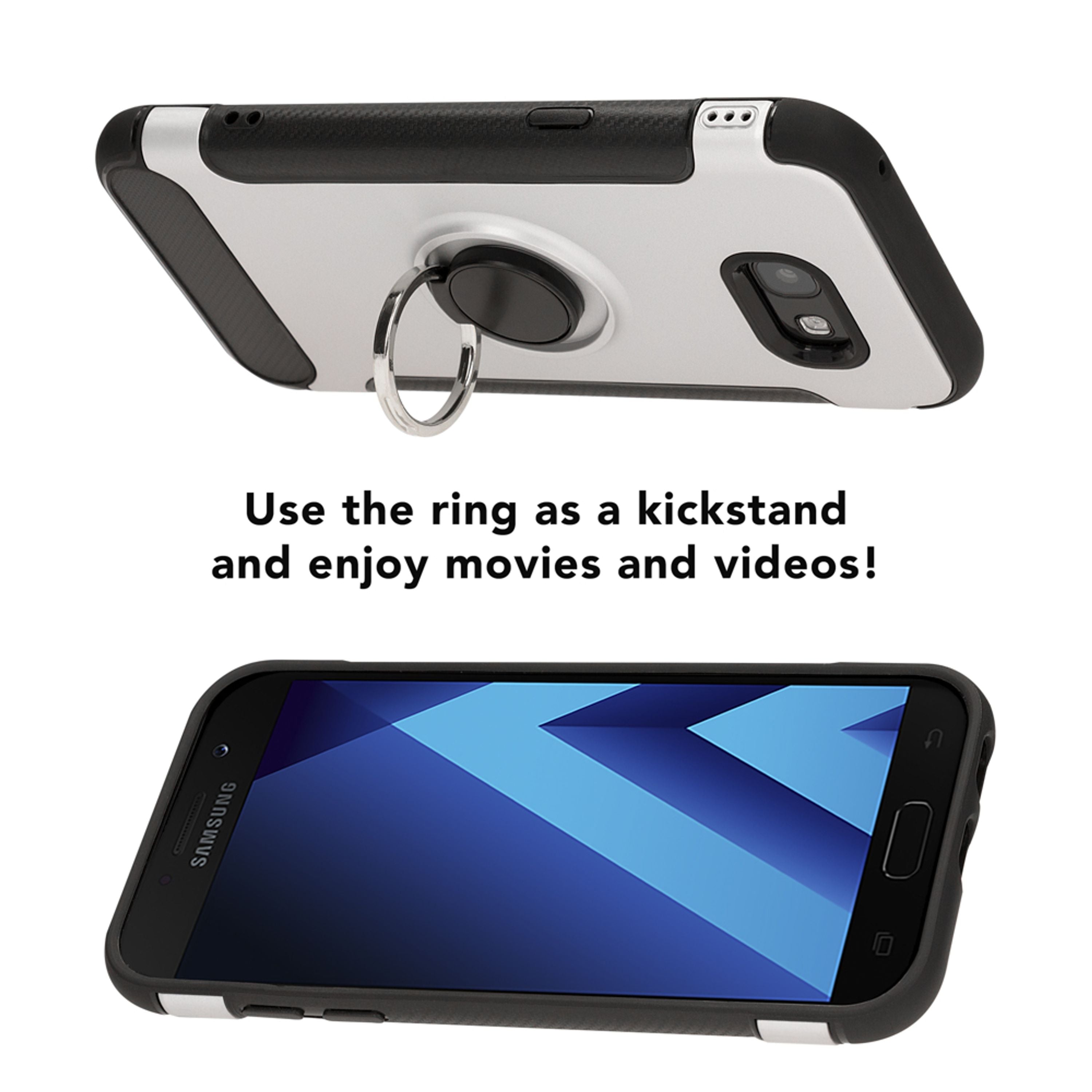 Samsung Galaxy A5 2017 Ring Handy Hülle von NALIA, Case Cover für KFZ Halterung NALIA