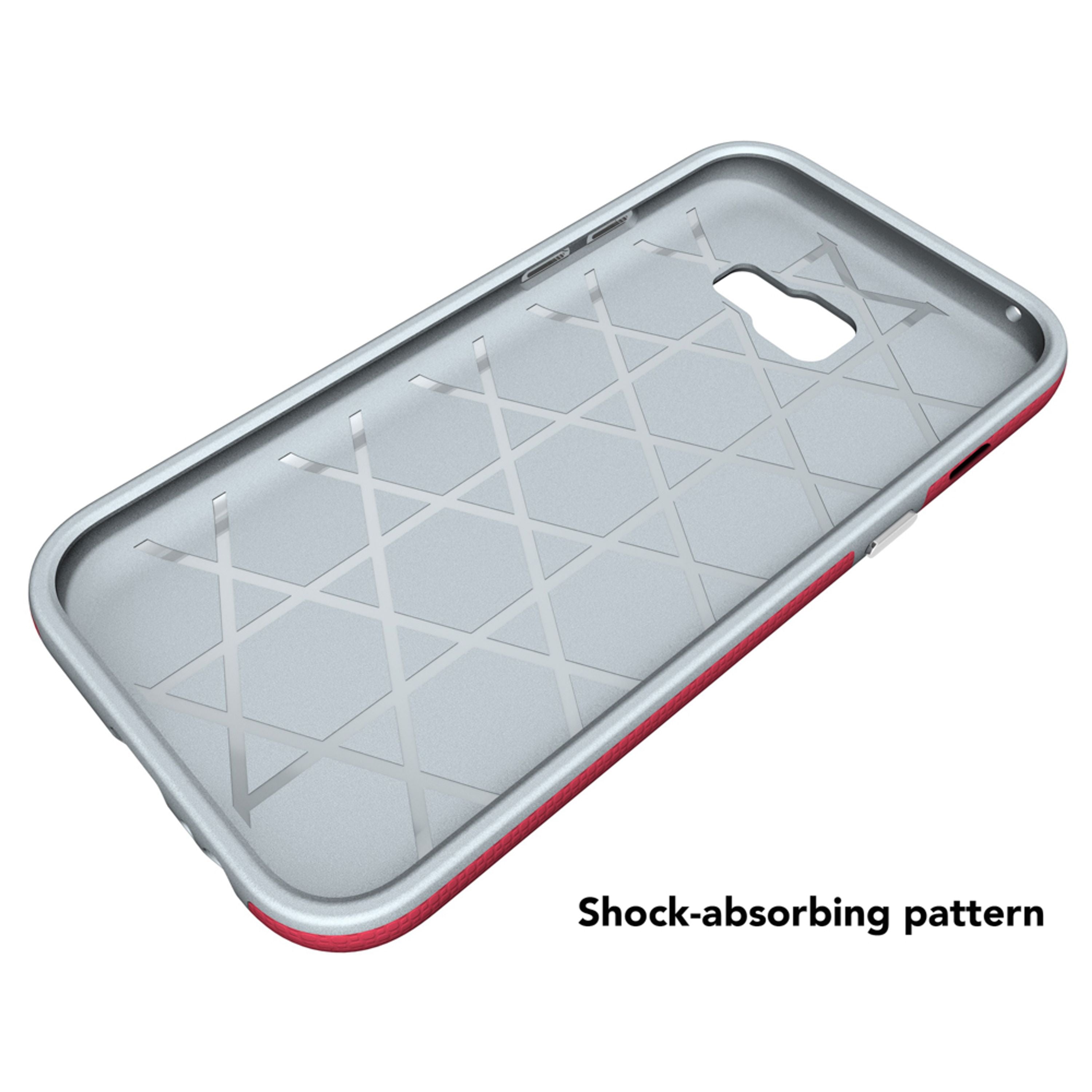 Samsung Galaxy A5 2017 Handy Hülle von NALIA 2 in 1 Silikon Case & Hardcover Etui NALIA