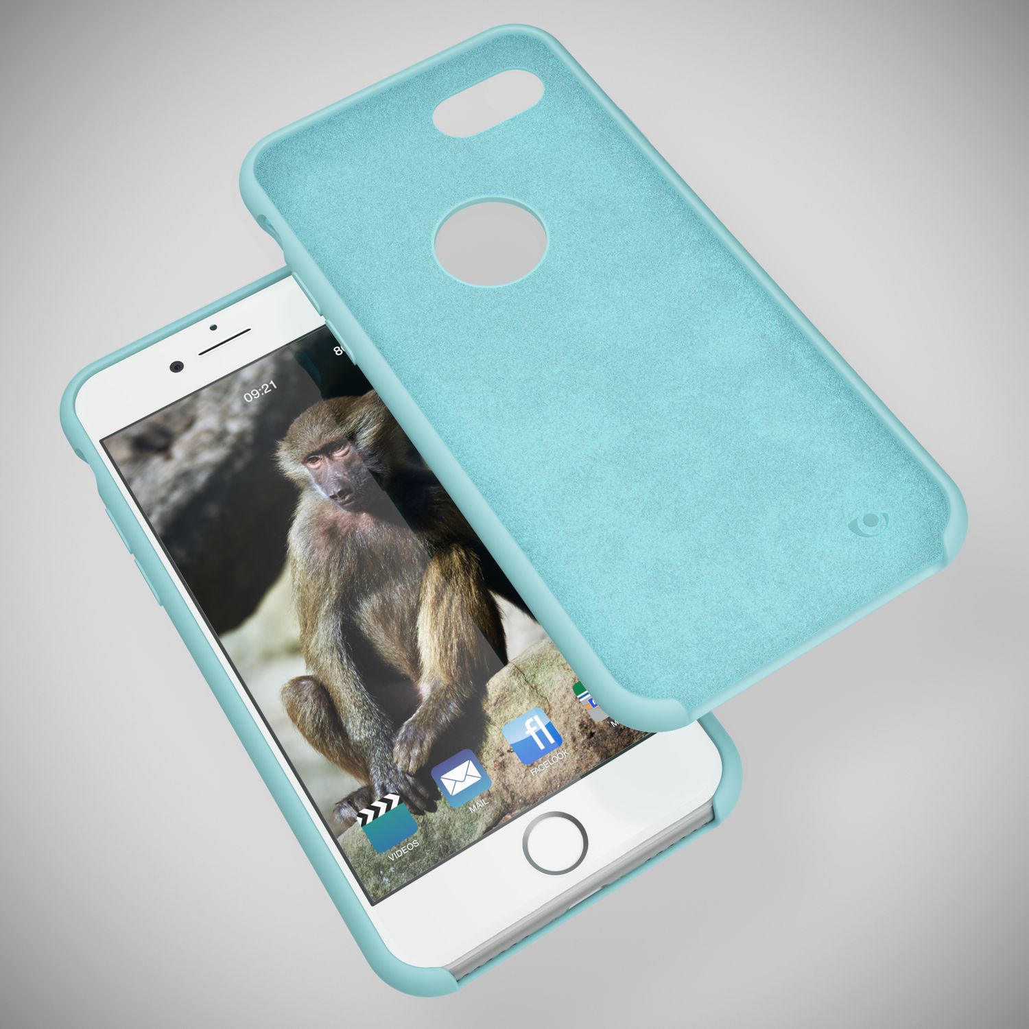 Apple iPhone 8 Liquid Silikon Handy Hülle von NALIA, weiches Hard Cover Case Dünn Old Pink NALIA