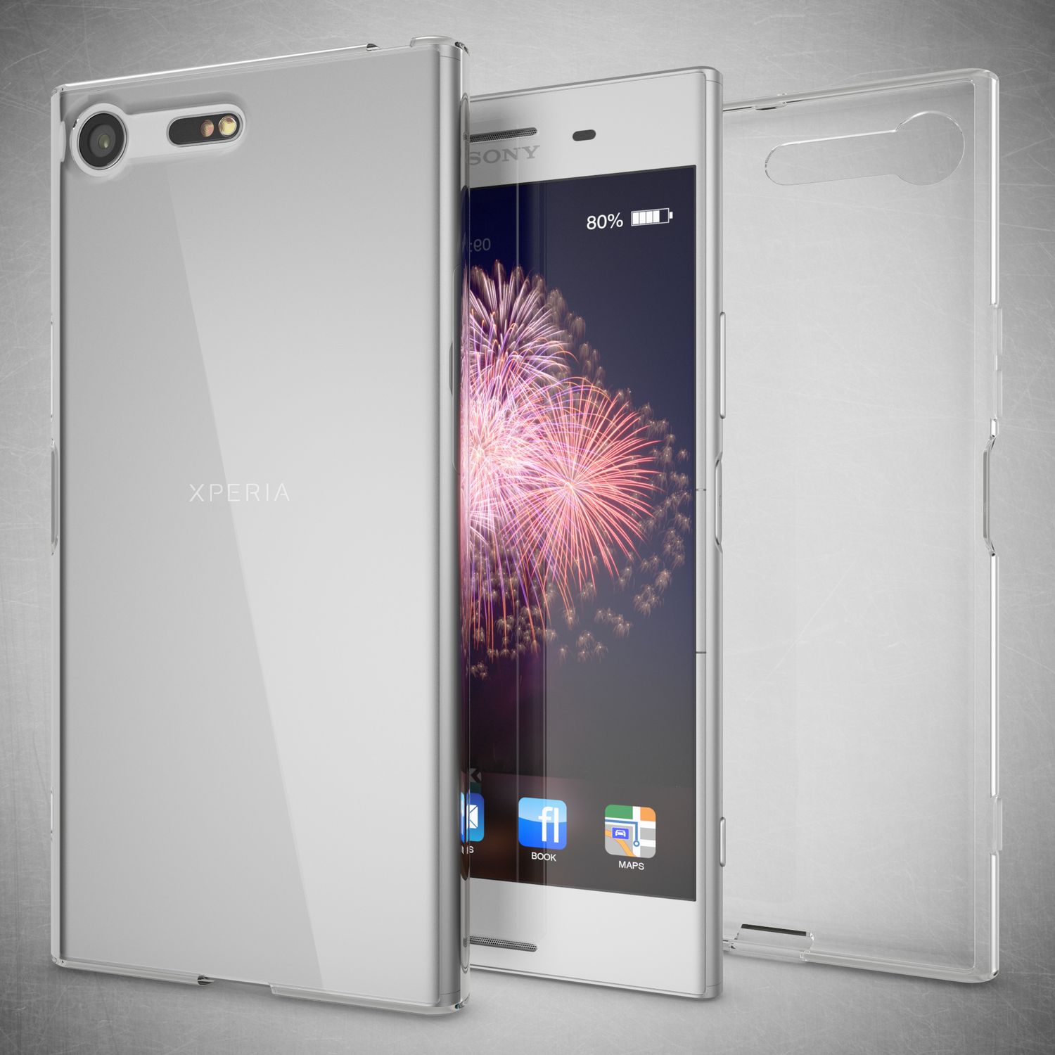 Sony Xperia XZ Premium Handy Hülle von NALIA Case Cover Tasche Schutz Transparent Default Title NALIA Transparente Hülle