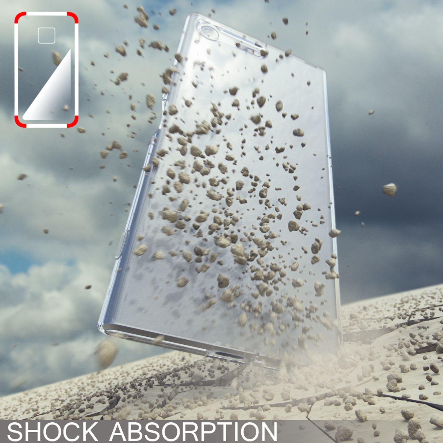 Sony Xperia XZ Premium Handy Hülle von NALIA Case Cover Tasche Schutz Transparent Default Title NALIA Transparente Hülle