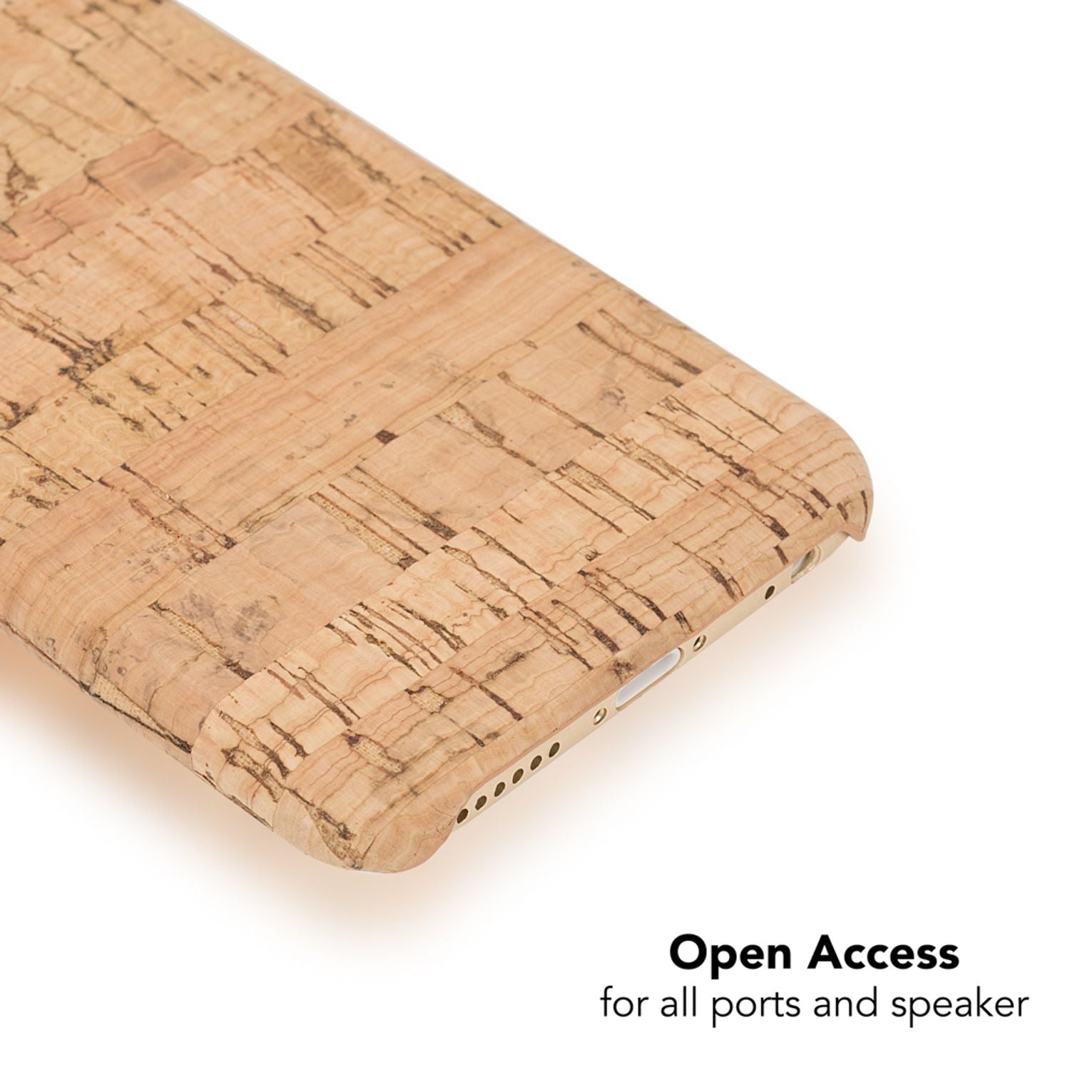 Apple iPhone 6 6s Kork Handy Hülle von NALIA, Holz Look Case Cover Schutzhülle Grey Cork NALIA