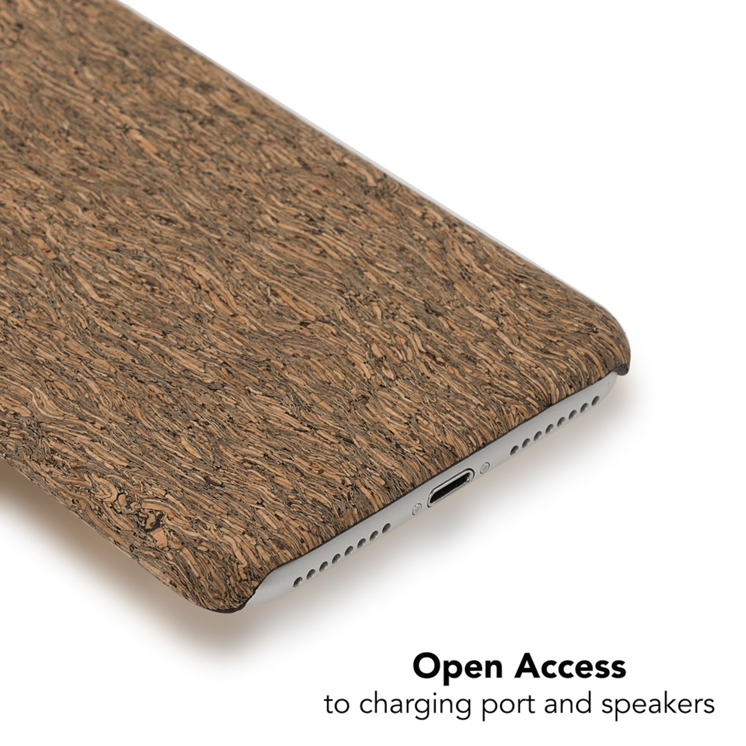 Apple iPhone 8 Plus / 7 Plus Kork Hülle Handyhülle von NALIA, Hard Case Cover