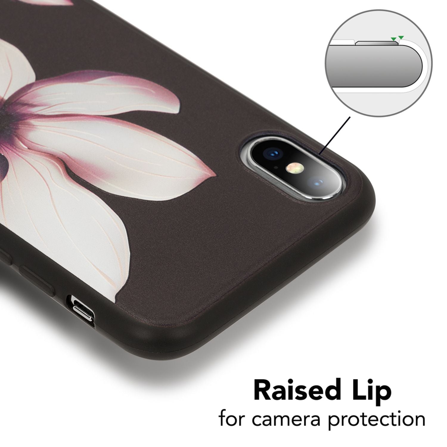 NALIA Hülle für Apple iPhone X XS, Slim Silikon Motiv Case Schutz Cover Bumper