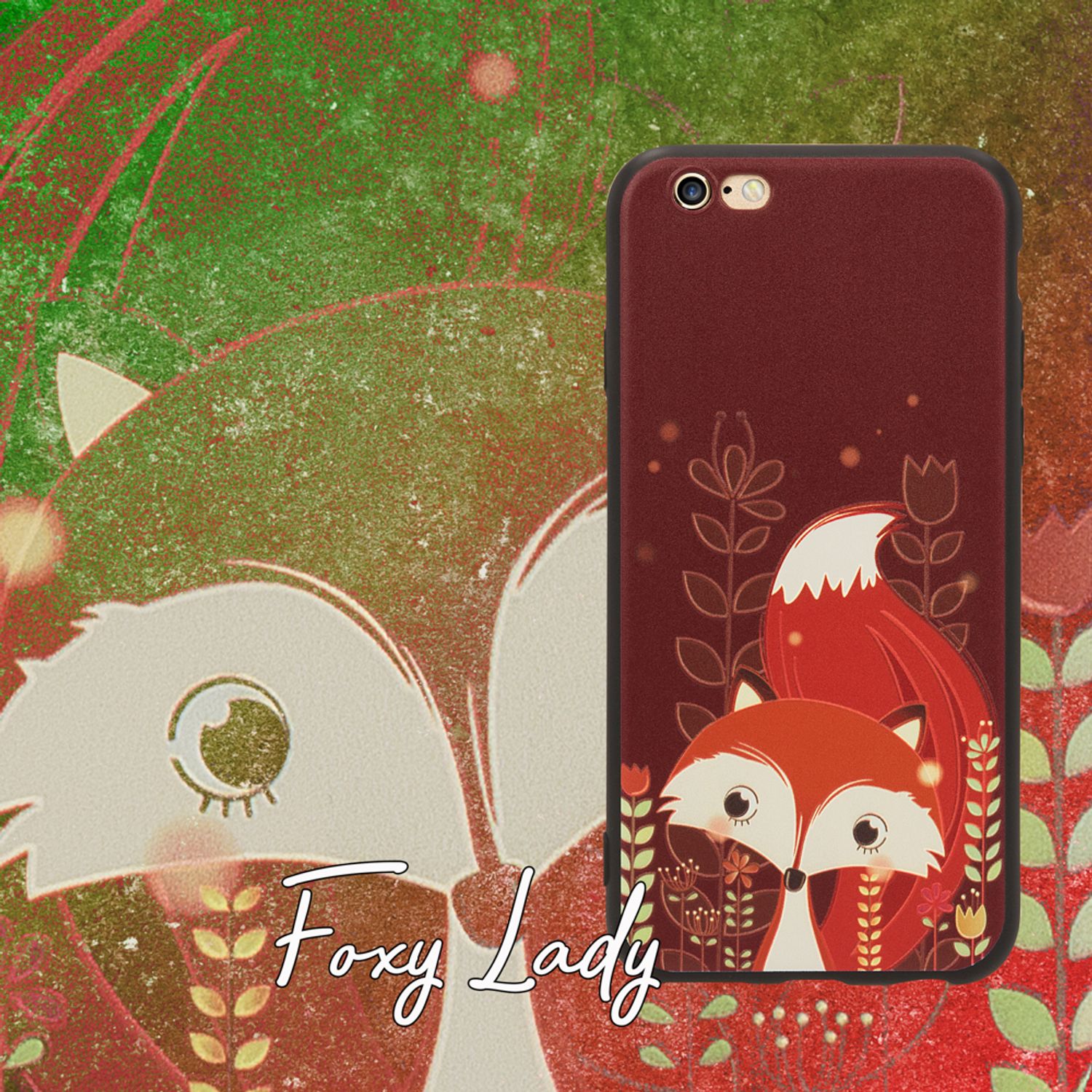 Apple iPhone 6 6s Handy Hülle von NALIA, Slim TPU Silikon Motiv Case Cover Schutz Squirrel NALIA