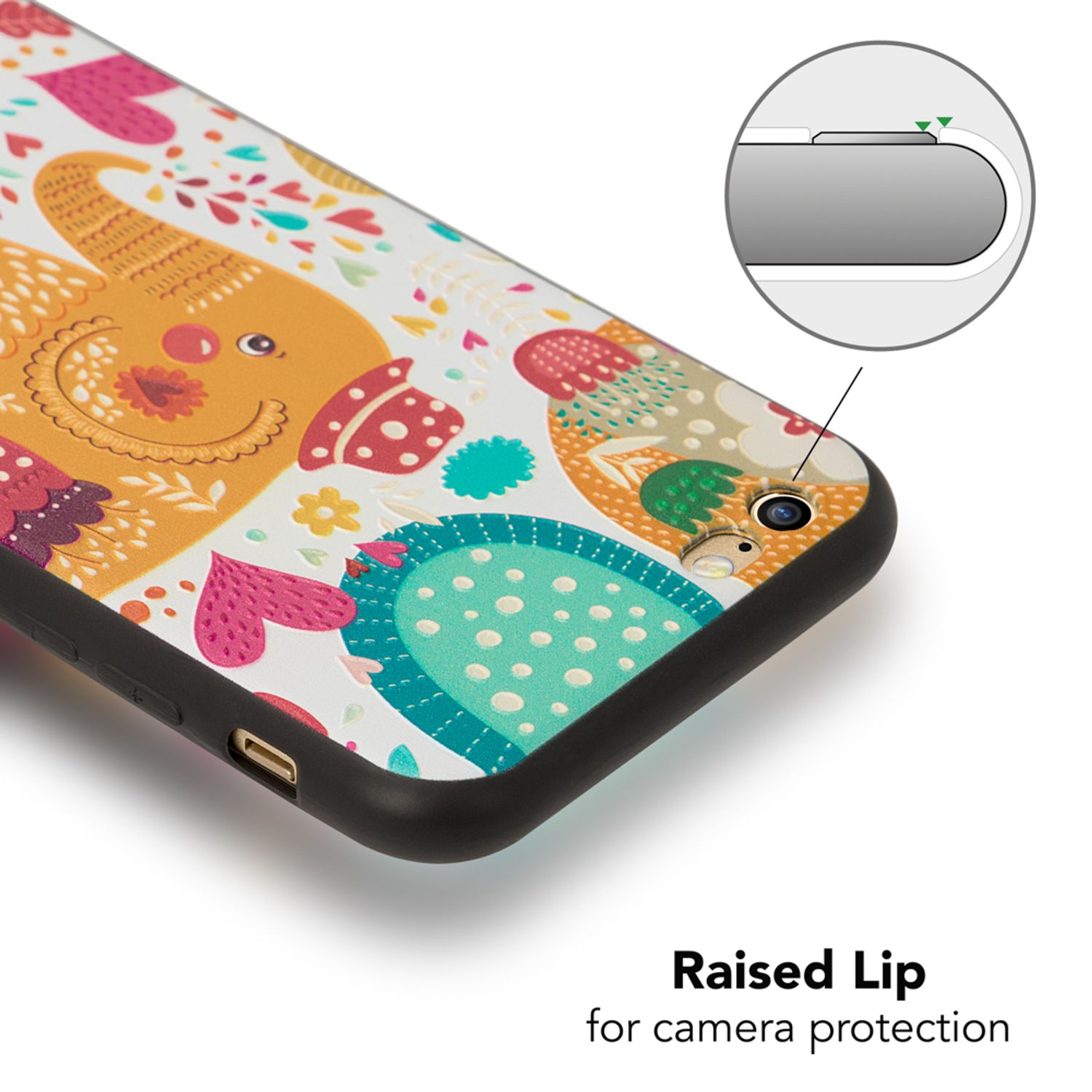 Apple iPhone 6 6s Handy Hülle von NALIA, Slim TPU Silikon Motiv Case Cover Schutz Squirrel NALIA