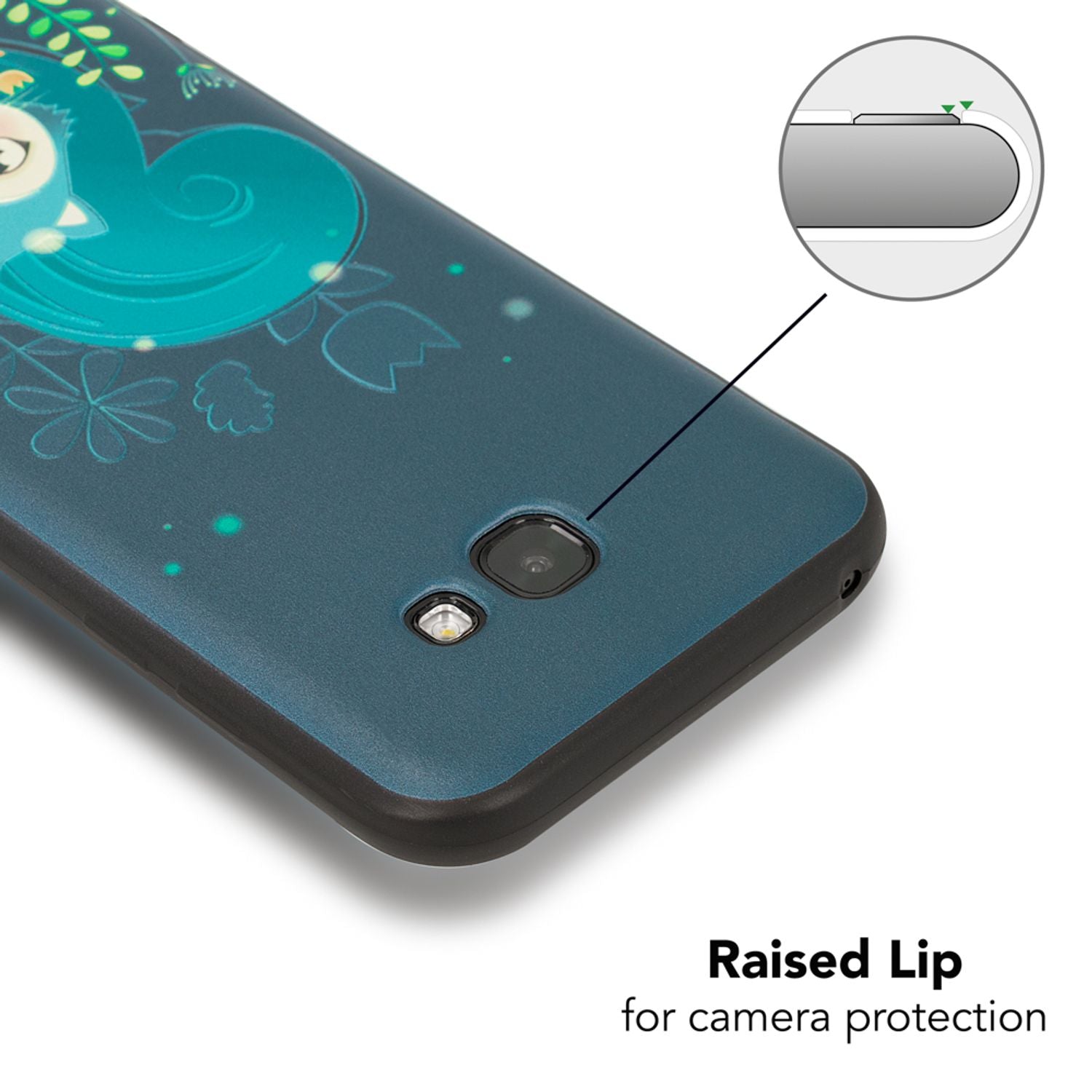 Samsung Galaxy A5 (17) Handy Hülle von NALIA, Slim TPU Silikon Motiv Case Cover Squirrel NALIA