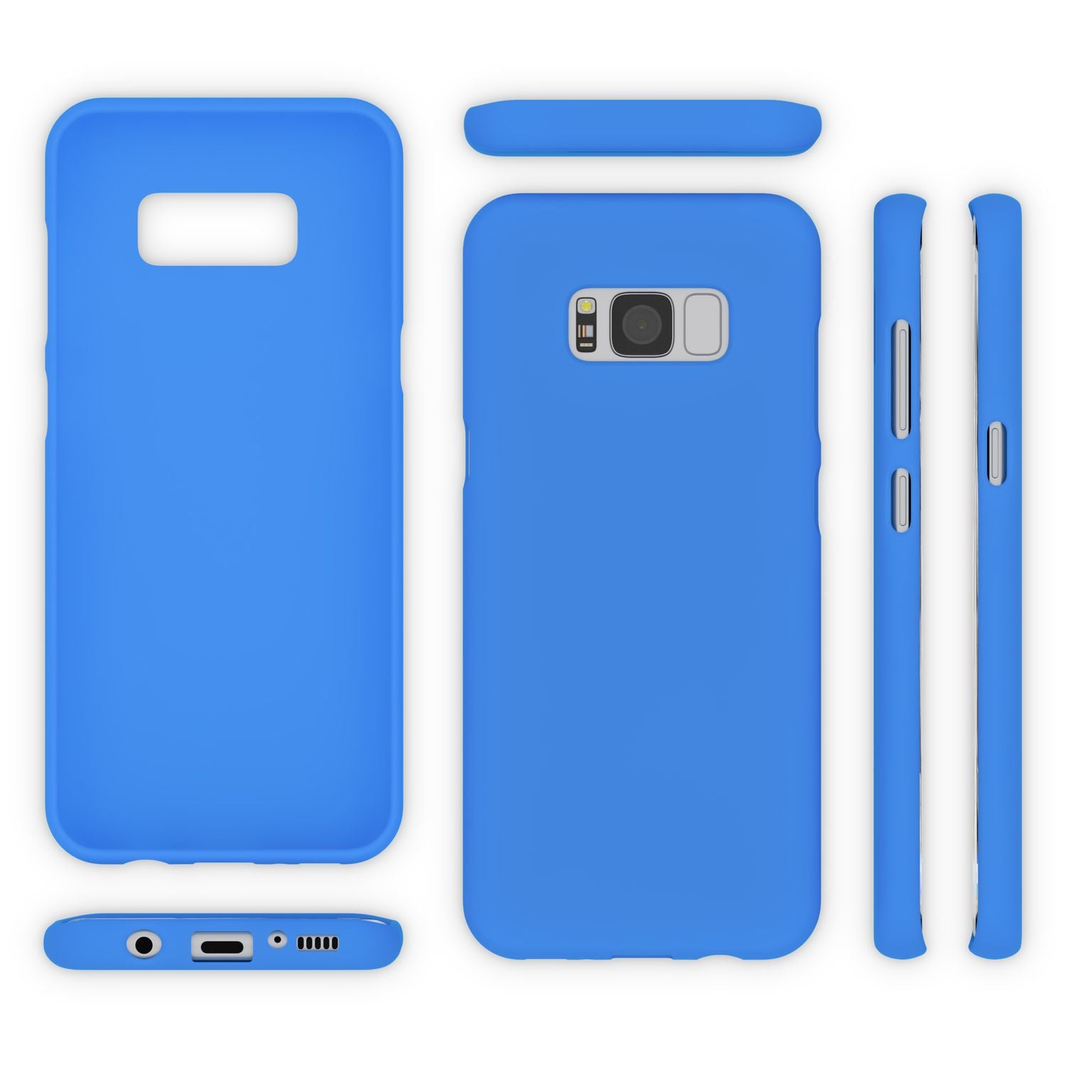 Samsung Galaxy S8 Handy Hülle von NALIA, Ultra Slim TPU Silikon Neon Case Schutz Gelb NALIA Neon Hülle