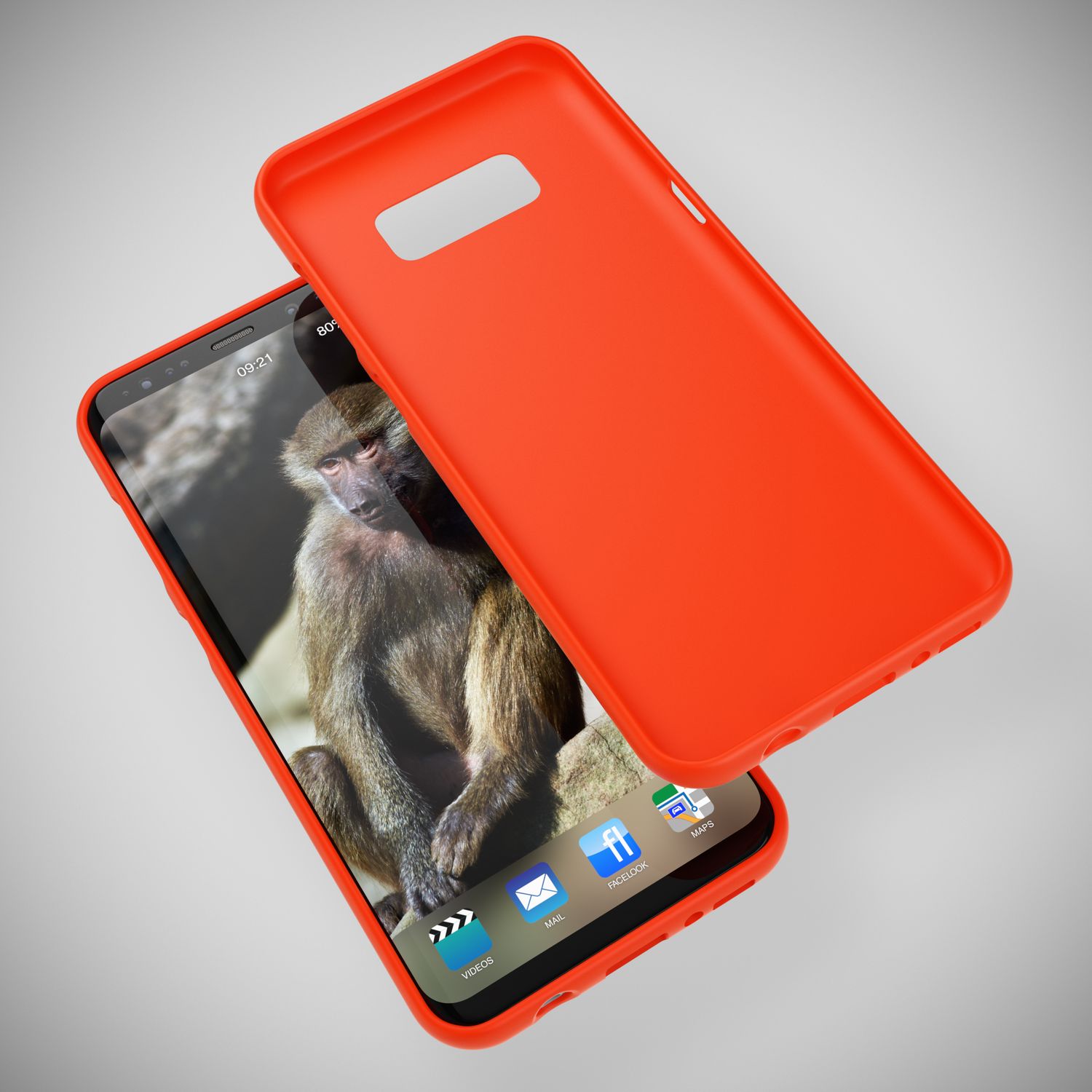 Samsung Galaxy S8 Handy Hülle von NALIA, Ultra Slim TPU Silikon Neon Case Schutz Gelb NALIA Neon Hülle