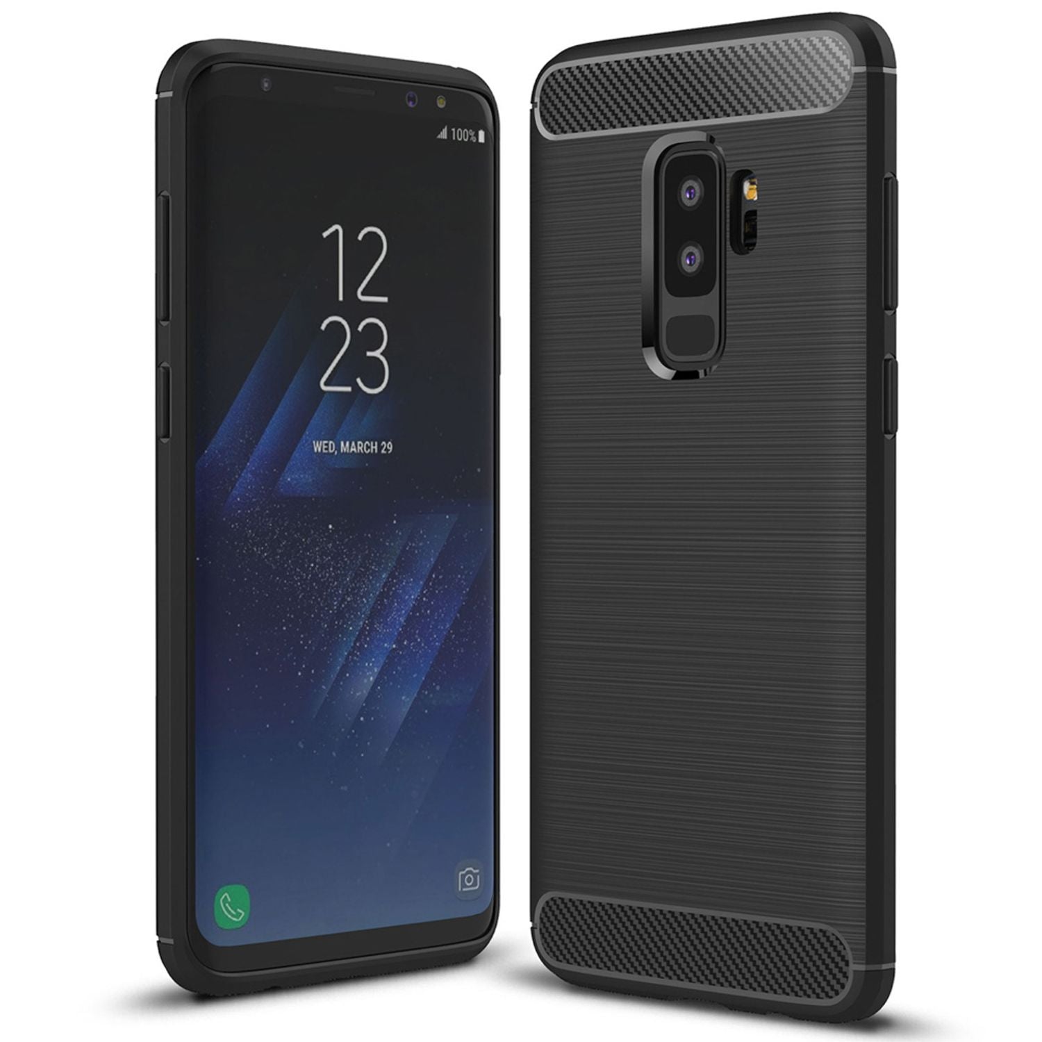 Samsung Galaxy S9 Plus Handy Hülle von NALIA, Ultra Slim Silikon Case Cover Etui Default Title NALIA Protective Hülle