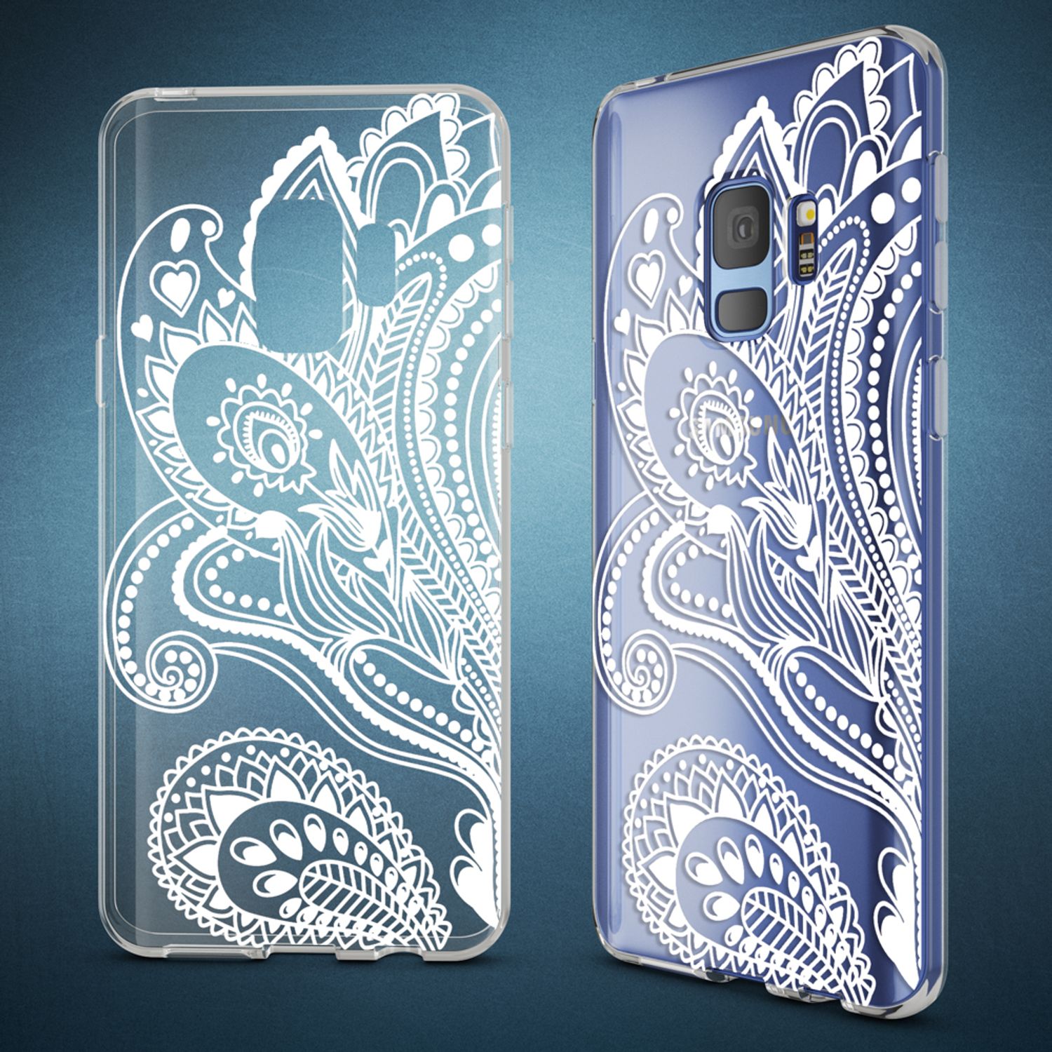 Samsung Galaxy S9 Hülle Handyhülle von NALIA, Slim Silikon Motiv Case Schutzhülle NALIA