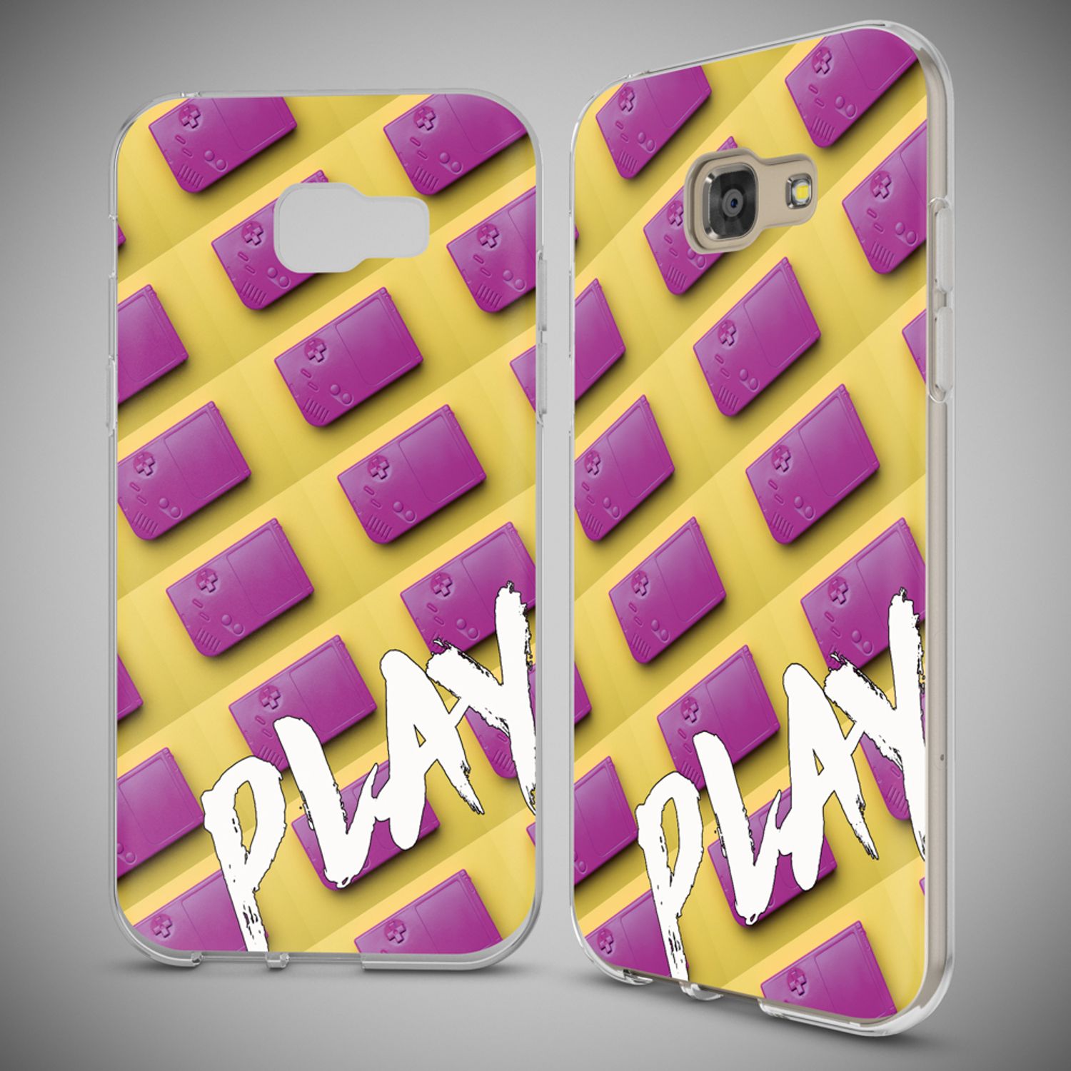 Samsung Galaxy A5 2017 Handy Hülle von NALIA, Lustiges Silikon Dünnes Case Cover Play (Yellow) NALIA