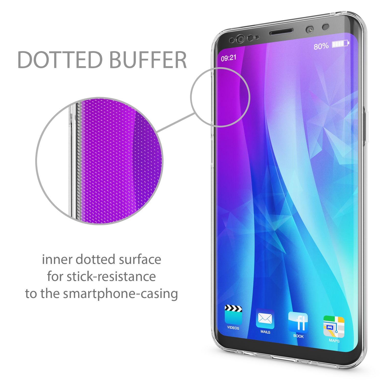 Samsung Galaxy S9 360 Grad Handy Hülle von NALIA Full Cover vorne & hinten Rundum Transparent NALIA