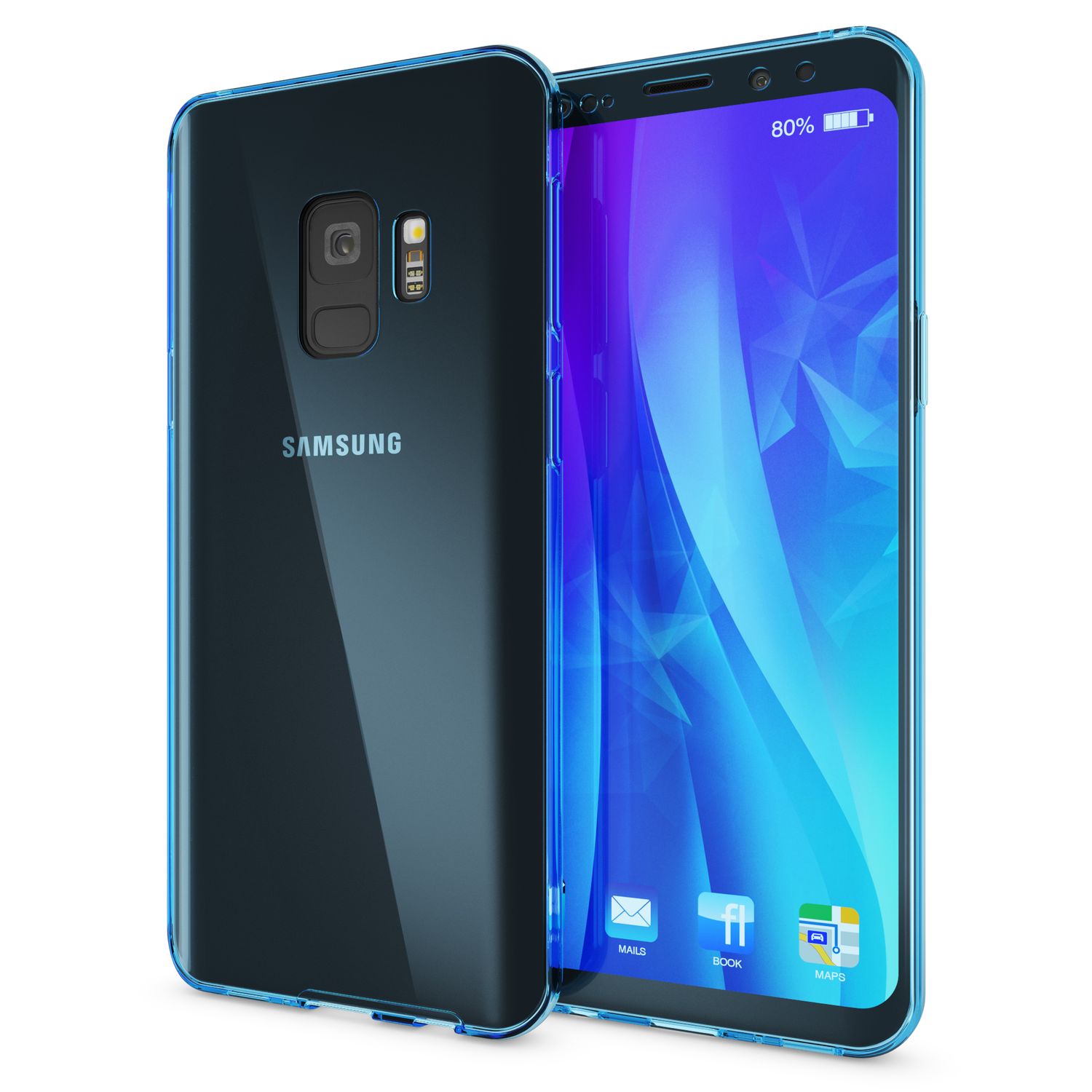 Samsung Galaxy S9 360 Grad Handy Hülle von NALIA Full Cover vorne & hinten Rundum Transparent NALIA