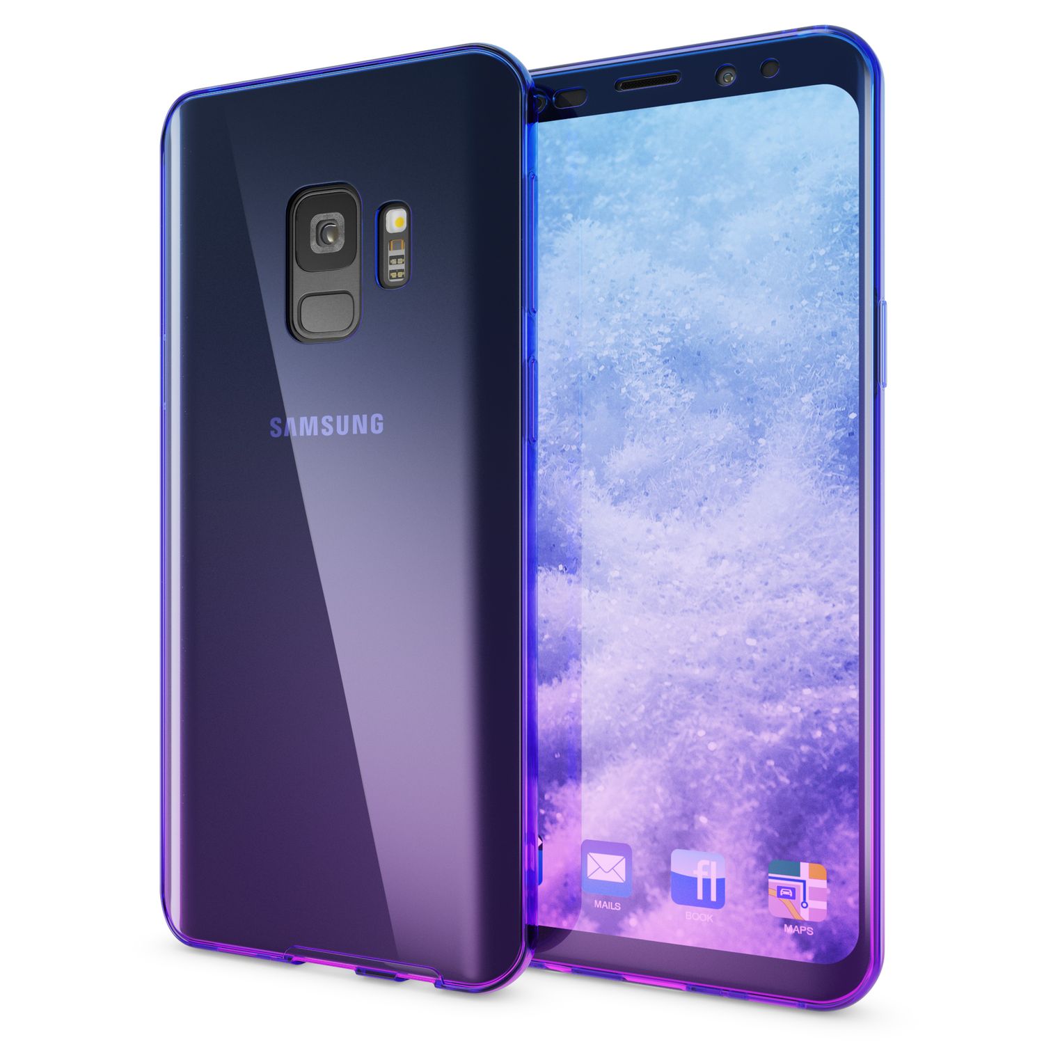 Samsung Galaxy S9 360 Grad Handy Hülle von NALIA Full Cover vorne & hinten Rundum Transparent NALIA