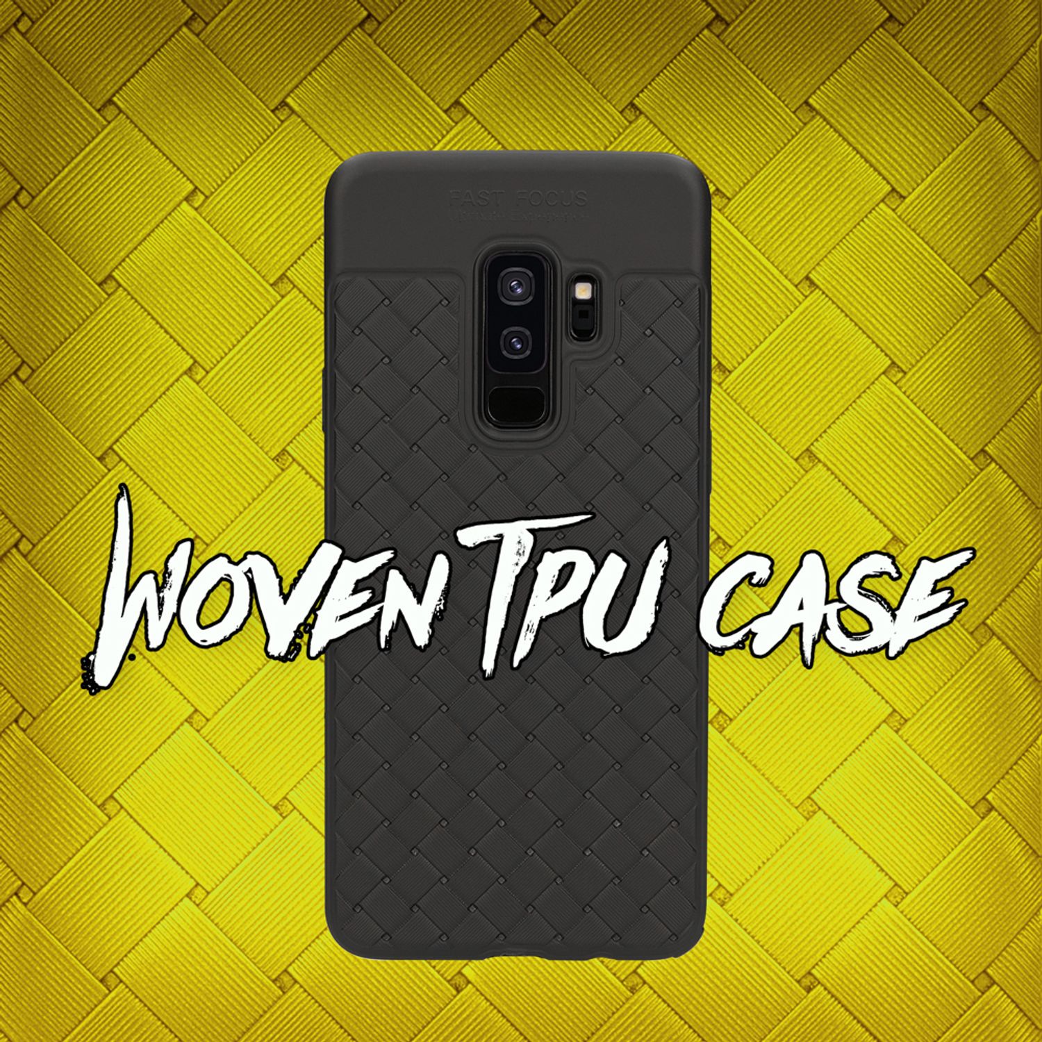 Samsung Galaxy S9 Plus Handy Hülle von NALIA, gewebtes Muster TPU Silikon Case Default Title NALIA