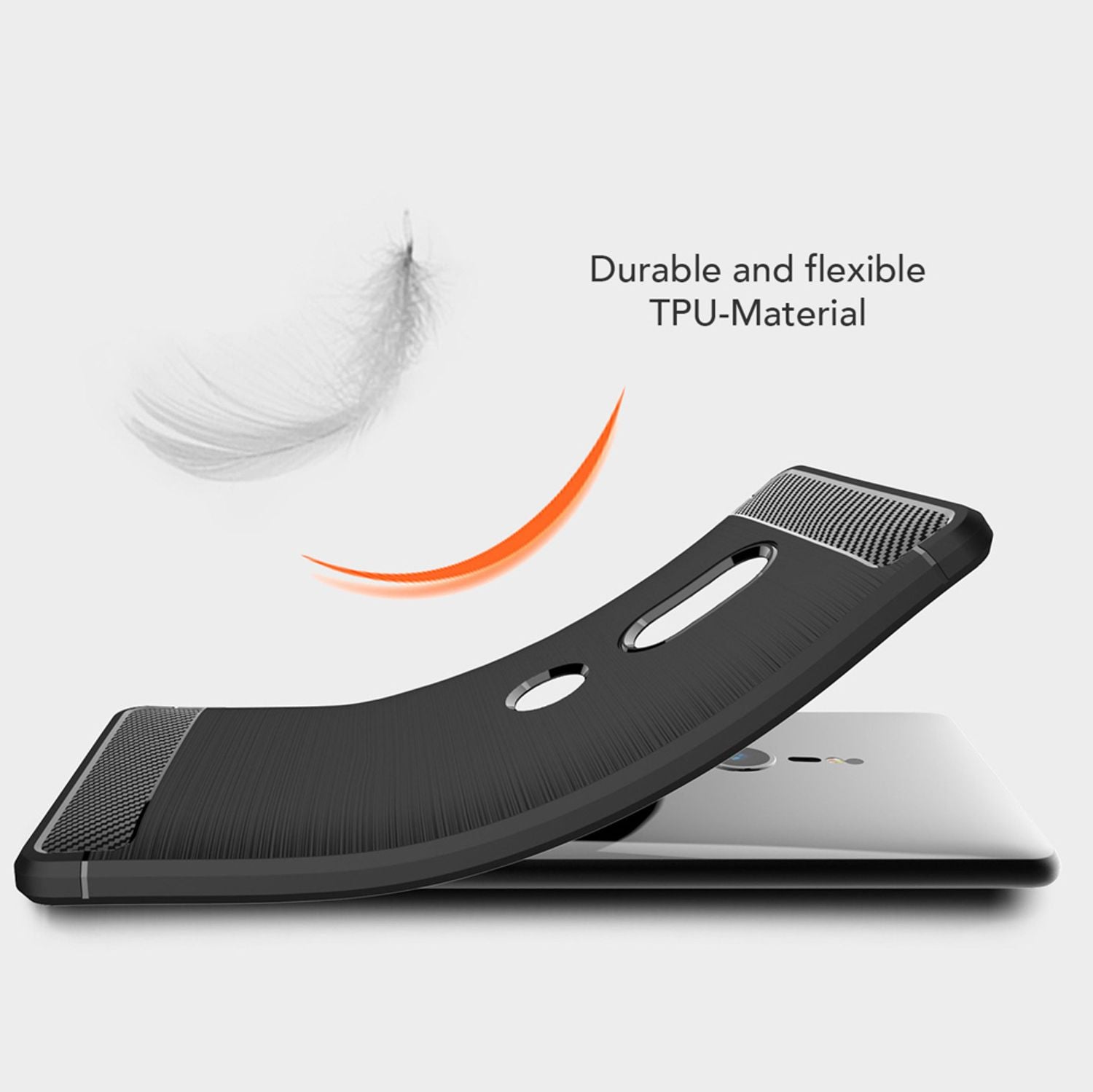 Sony Xperia XZ2 Handy Hülle von NALIA, Silikon Case Cover, Dünner Gummi Schutz Default Title NALIA Protective Hülle