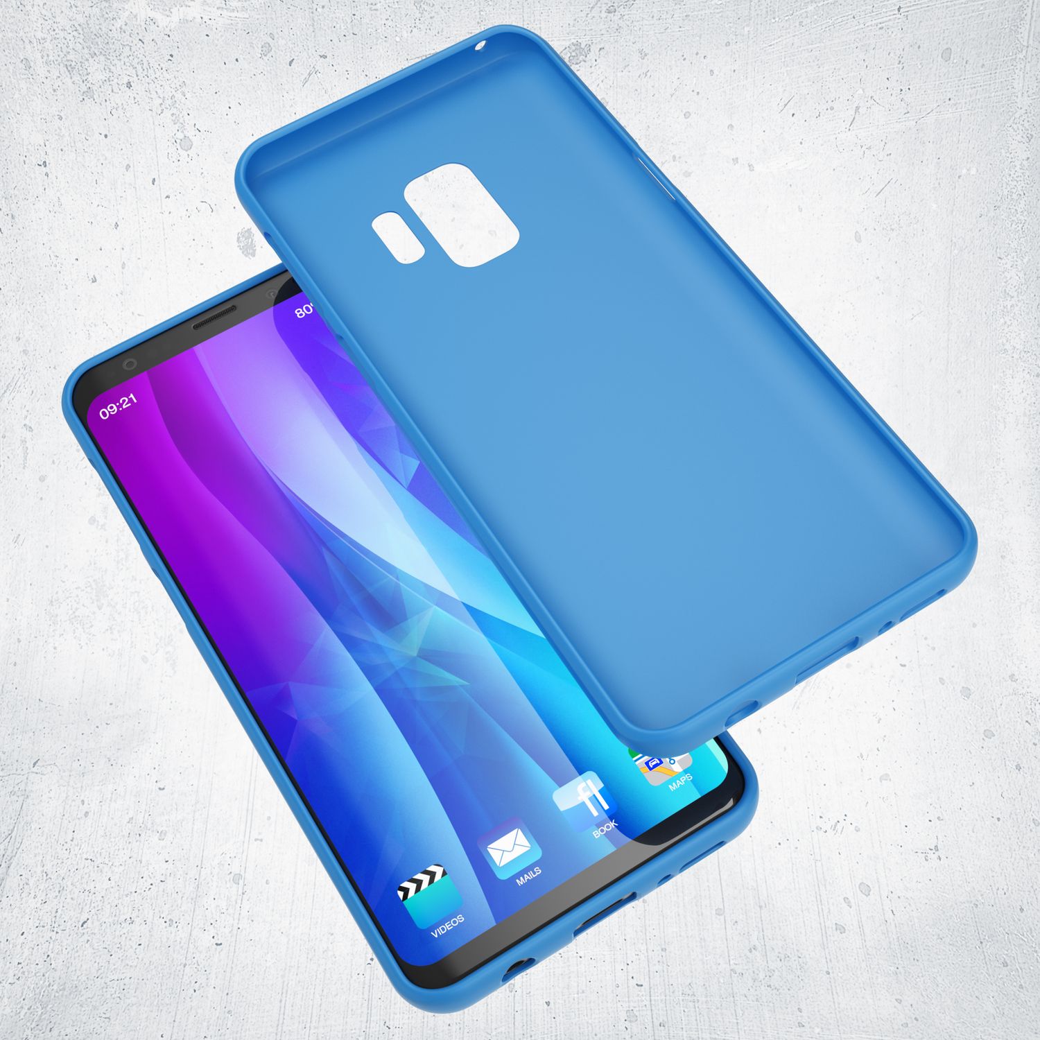 Samsung Galaxy S9 Hülle Handyhülle von NALIA, Ultra-Slim TPU Silikon Neon Case Grün NALIA Neon Hülle