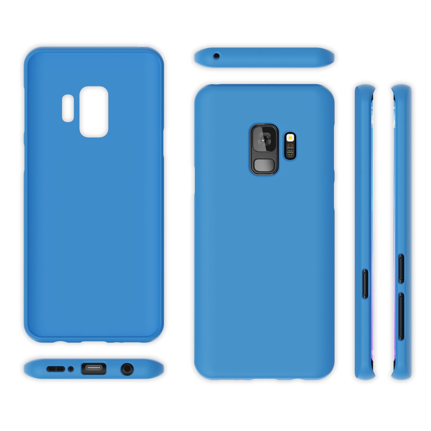 Samsung Galaxy S9 Hülle Handyhülle von NALIA, Ultra-Slim TPU Silikon Neon Case Grün NALIA Neon Hülle