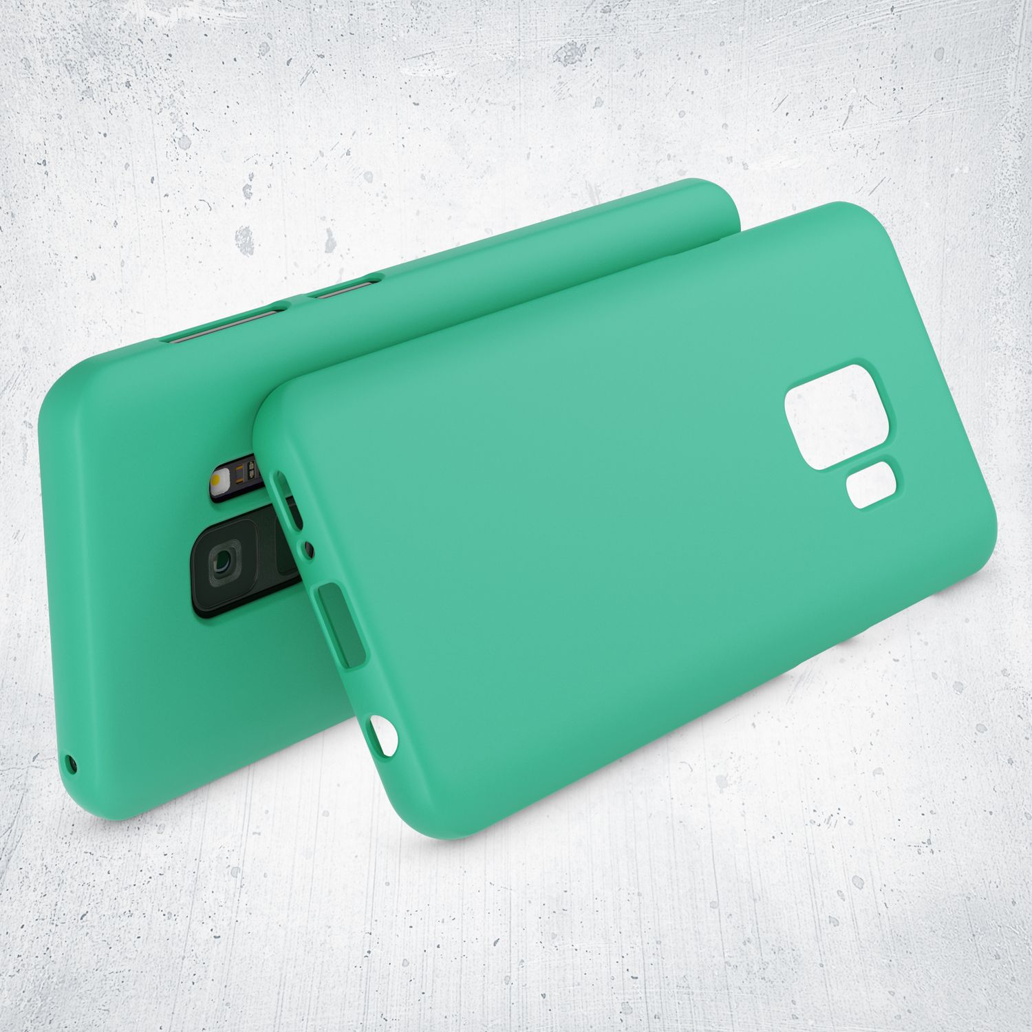 Samsung Galaxy S9 Hülle Handyhülle von NALIA, Ultra-Slim TPU Silikon Neon Case Grün NALIA Neon Hülle