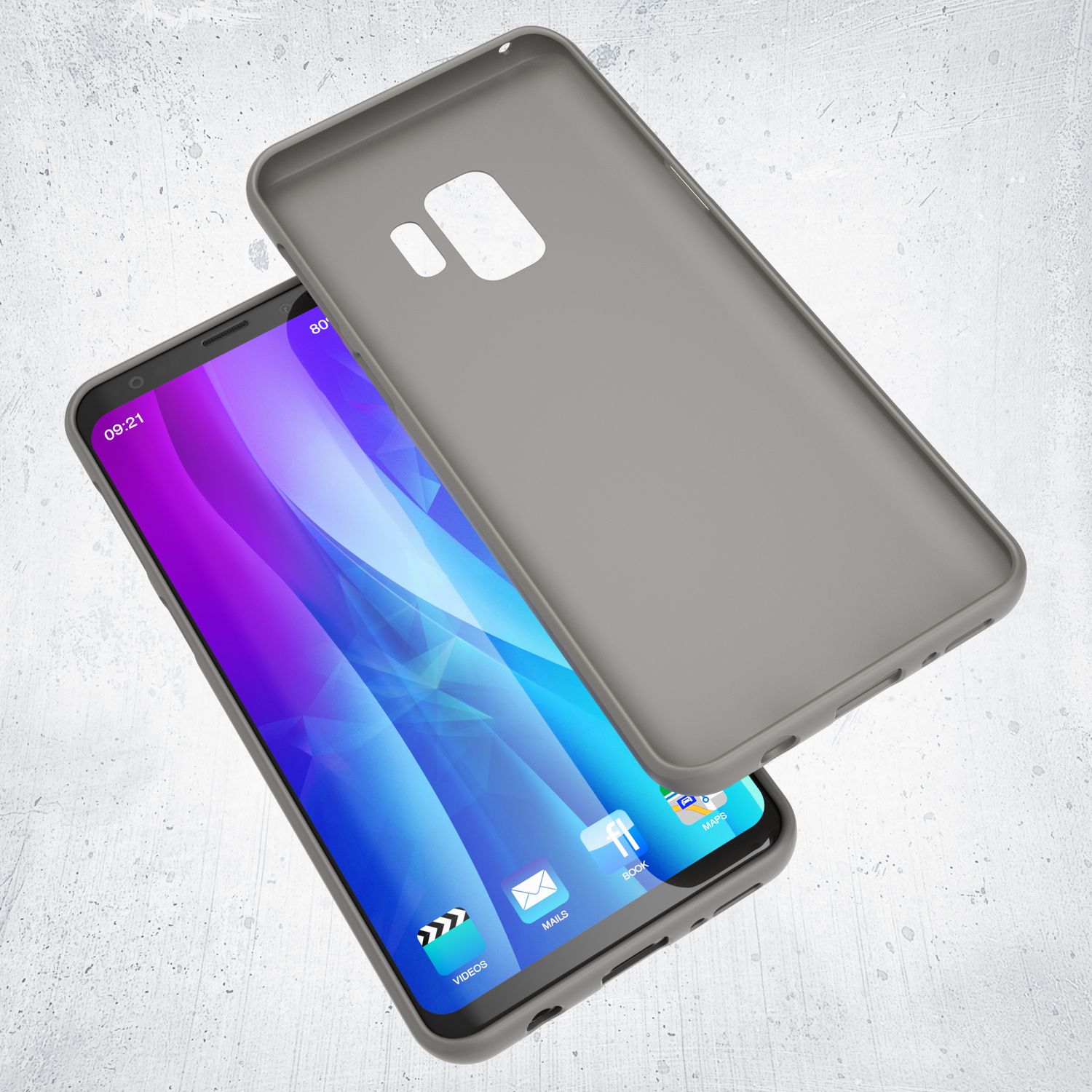 Samsung Galaxy S9 Hülle Handyhülle von NALIA, Ultra-Slim TPU Silikon Neon Case NALIA Neon Hülle