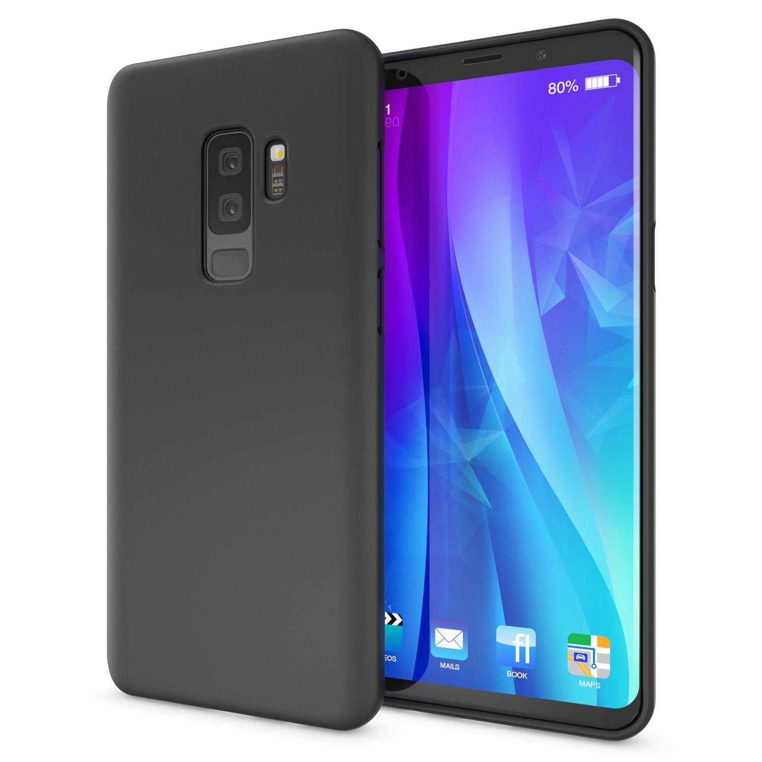 Samsung Galaxy S9 Plus Handy Hülle von NALIA, Ultra-Slim TPU Silikon Neon Case