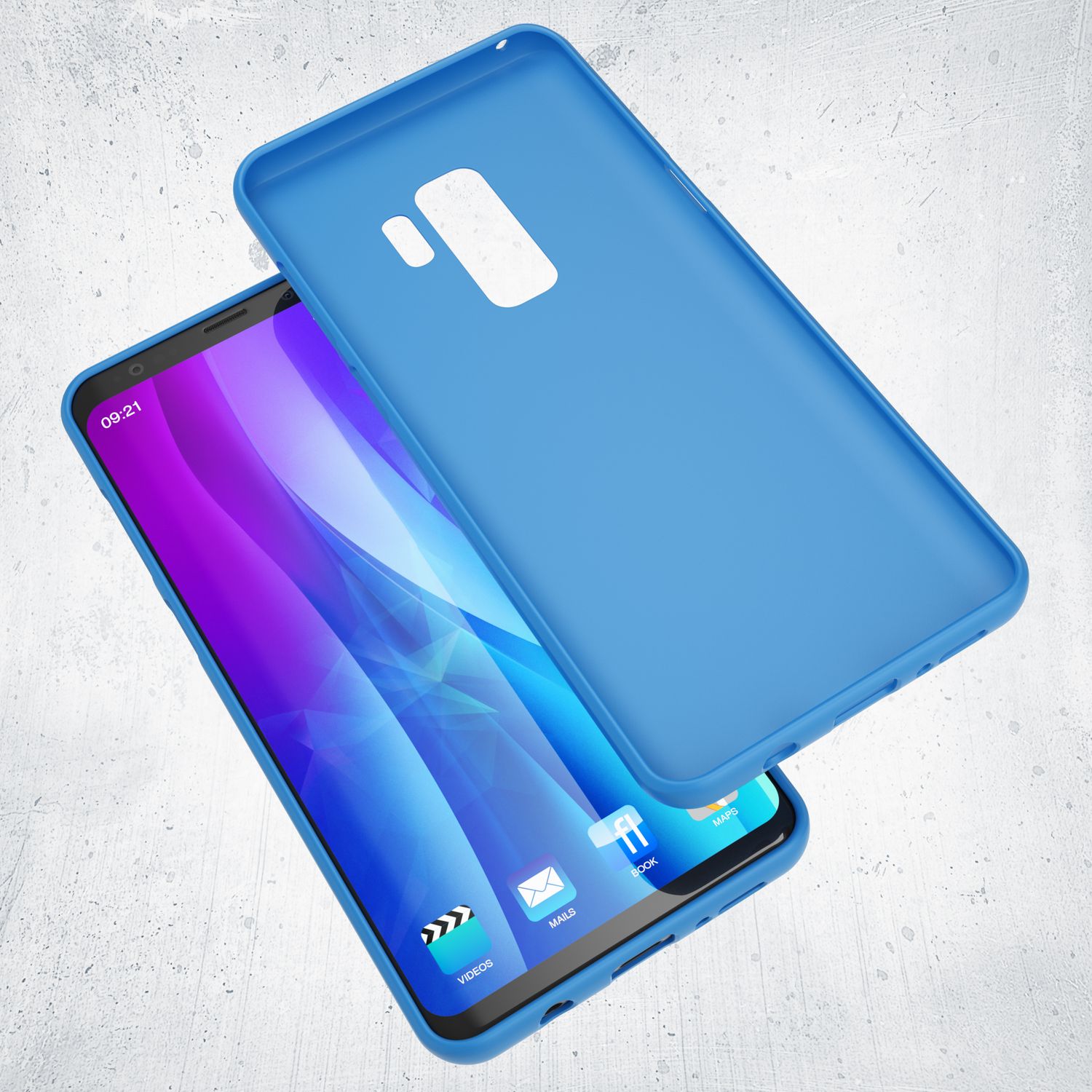 Samsung Galaxy S9 Plus Handy Hülle von NALIA, Ultra-Slim TPU Silikon Neon Case Grün NALIA Neon Hülle