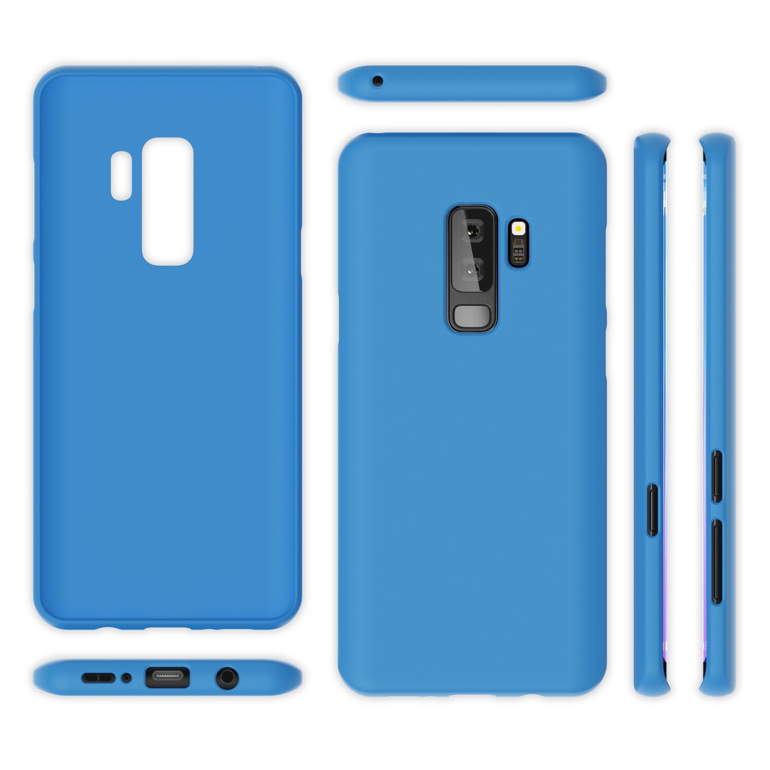 Samsung Galaxy S9 Plus Handy Hülle von NALIA, Ultra-Slim TPU Silikon Neon Case Grün NALIA Neon Hülle